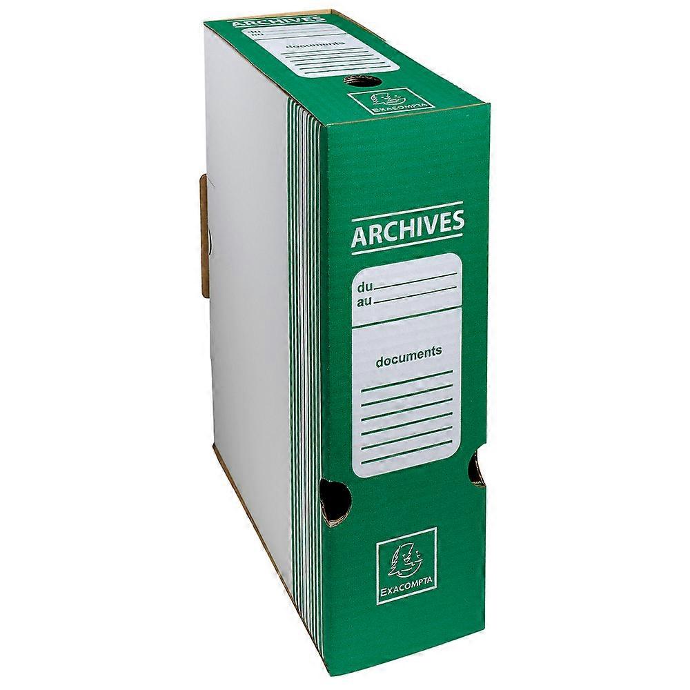 Exacompta 261003H 50x Archive Box 100mm - Green