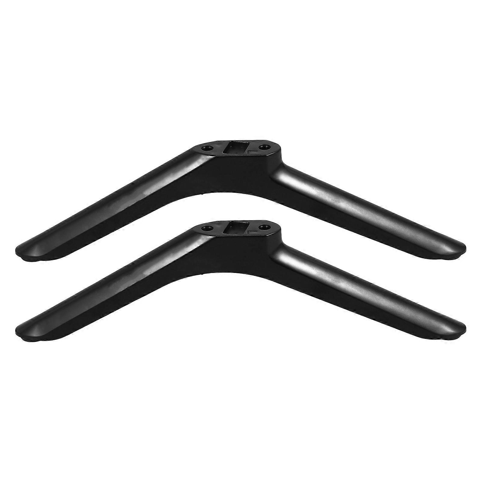Universal TV Stand Legs Replacement with Screws for Smart Tvs Black