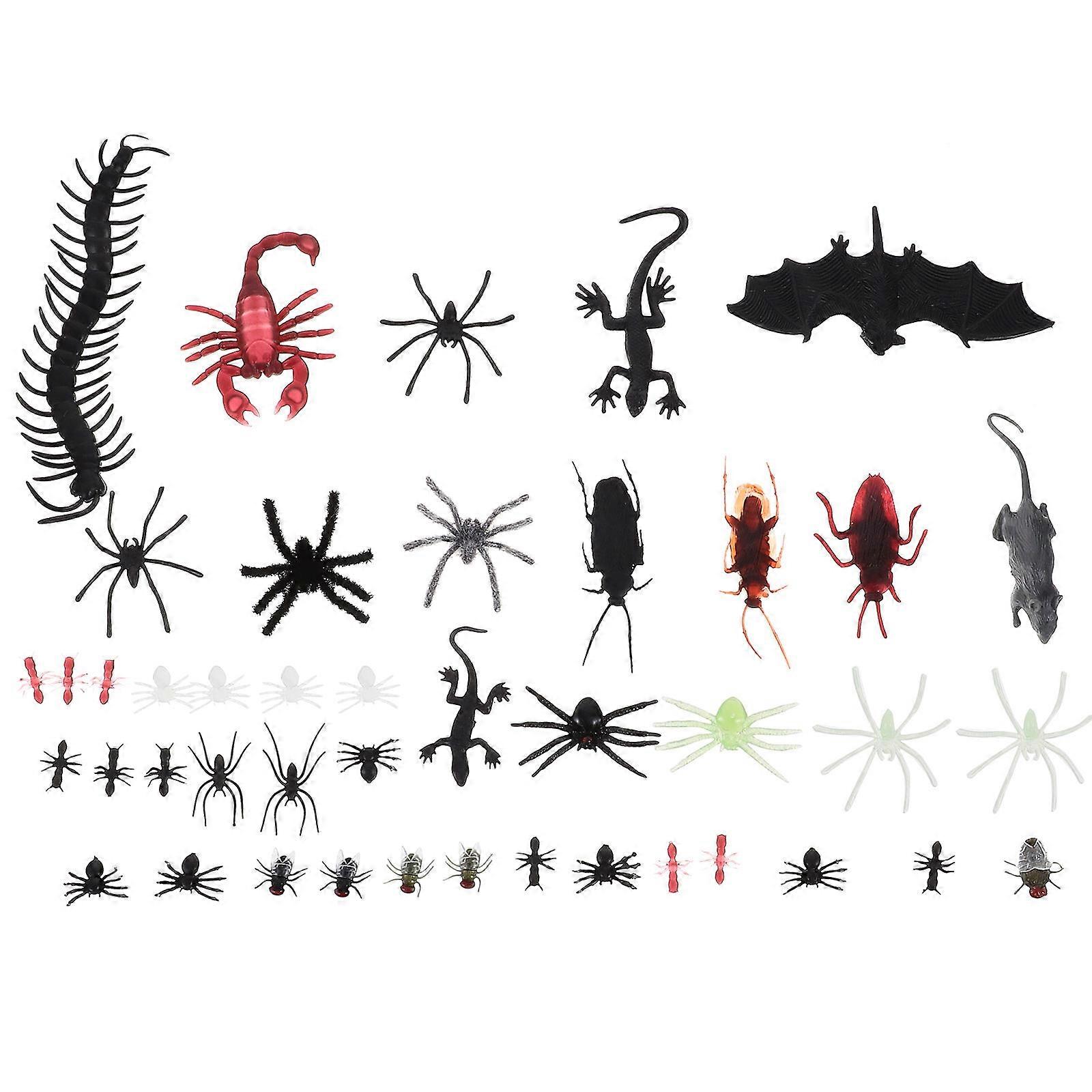 Essentiels de la saison des fêtes,仿真Insecte pour décor effrayant, finition