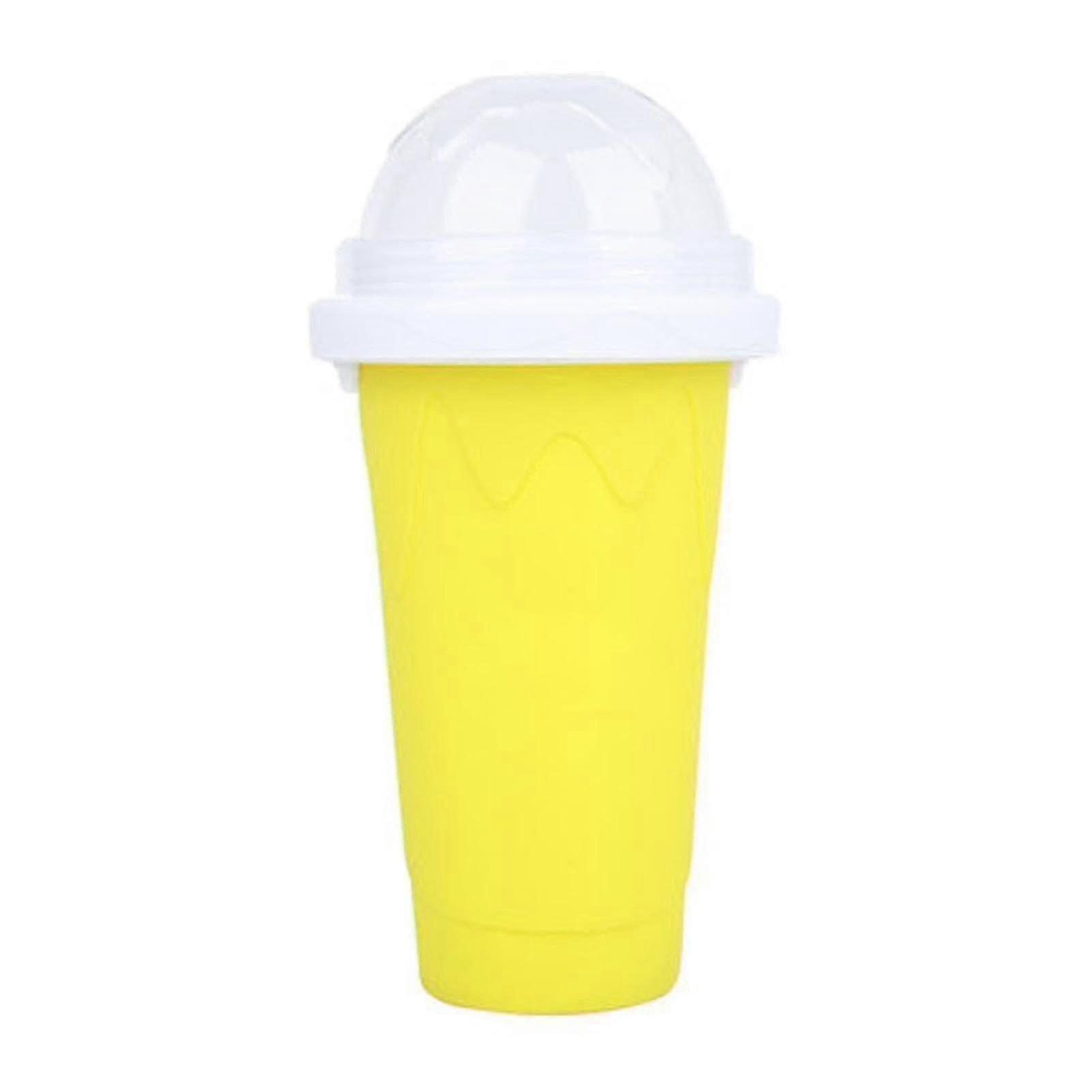 2025 Smoothies Eco-friendly Double Layer Silicone Slushy Ice Cream Maker For Home_ZKD22