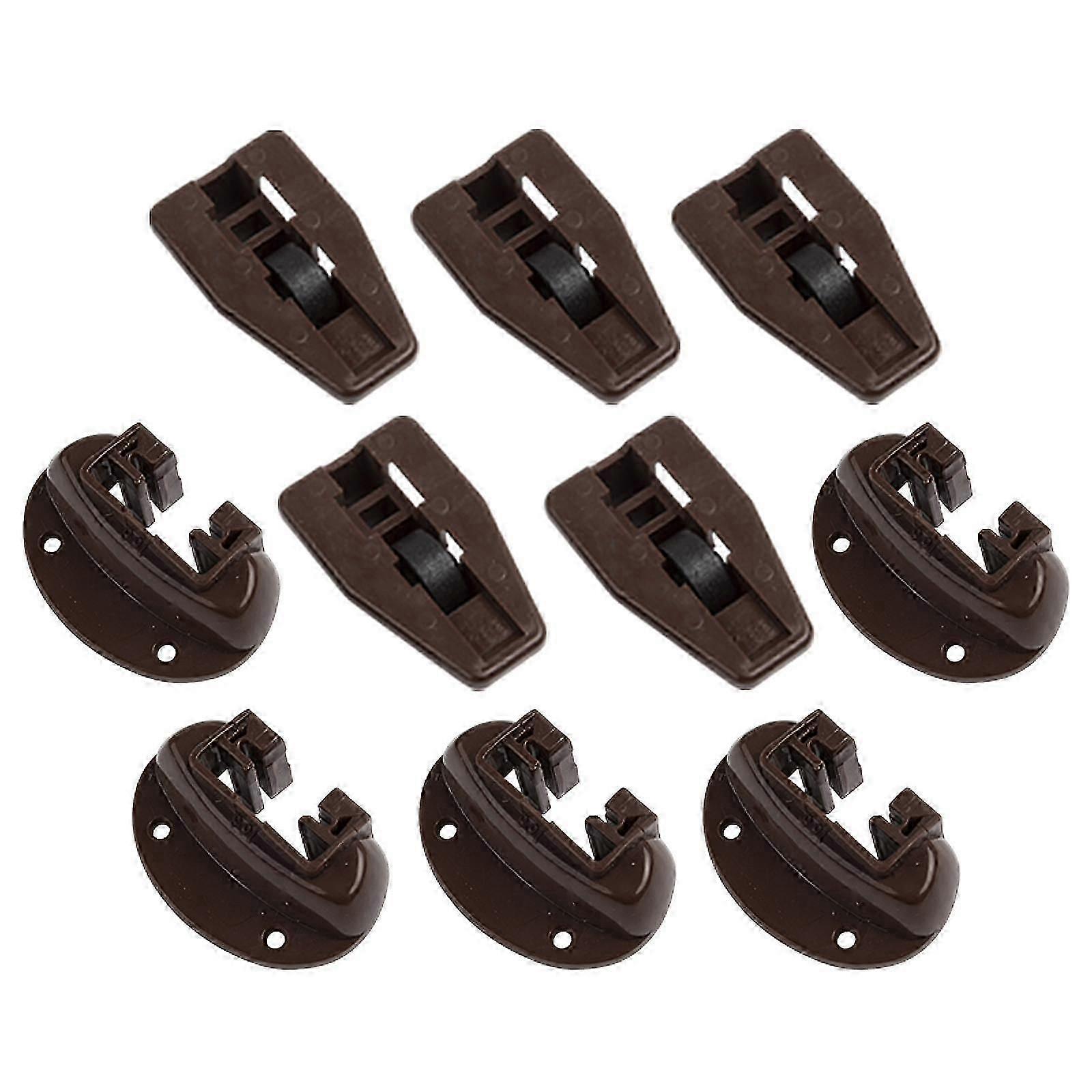 5 set di guide per cassetti con cuscinetti a sfera per montaggio centrale, hardware per guide scorrevoli