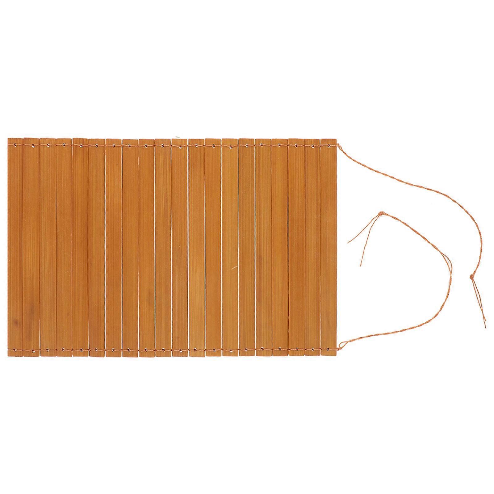 Calligraphy Bamboo Slips Blank Scroll Kids Crafts Calligraphy Exhibitions Light Brown Rectangular 1Pcs