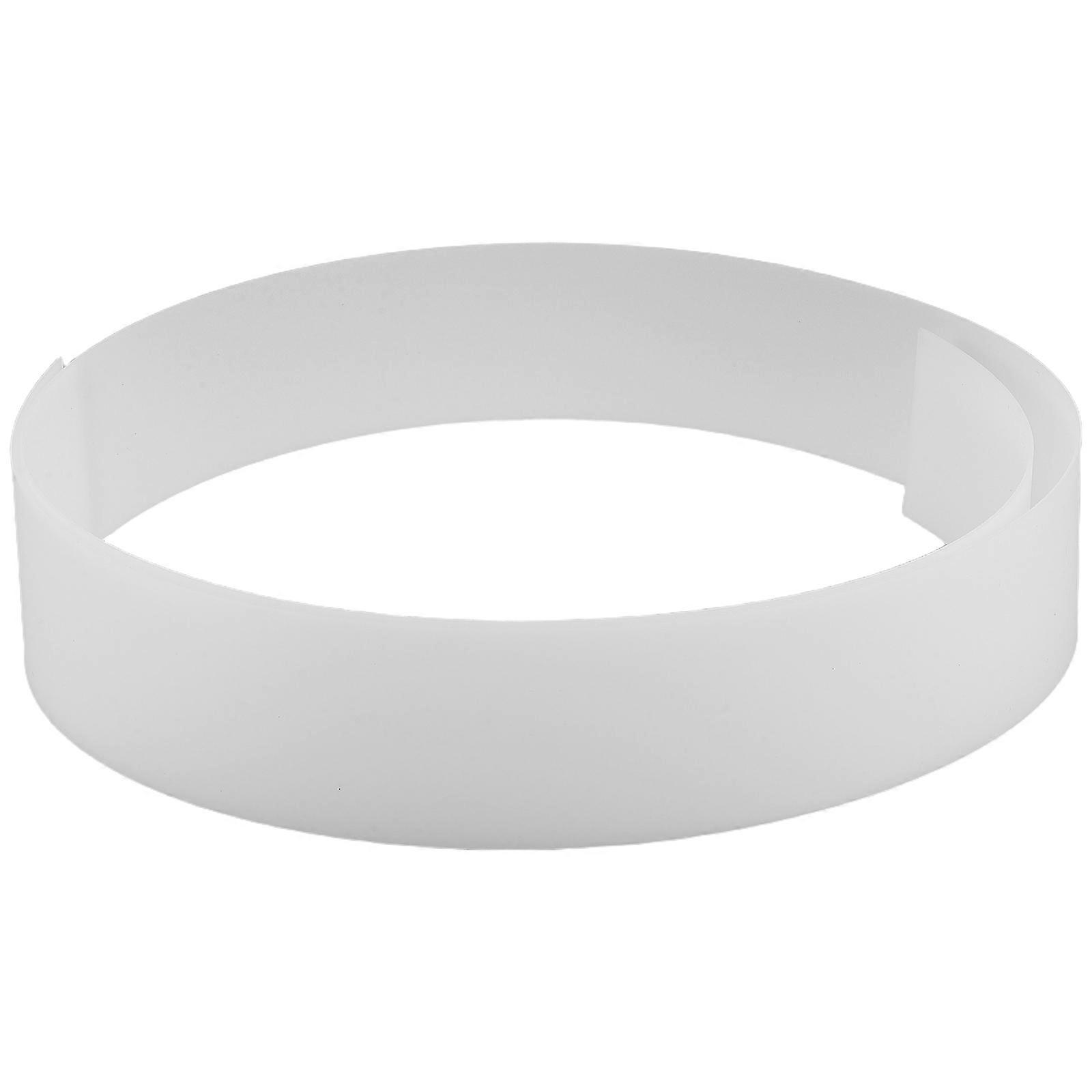 Flexible LED Light Diffuser Cover Milky White Optical Scattering Film for Even Illumination of LED Strip Lights in Bedroom and Office Lighting