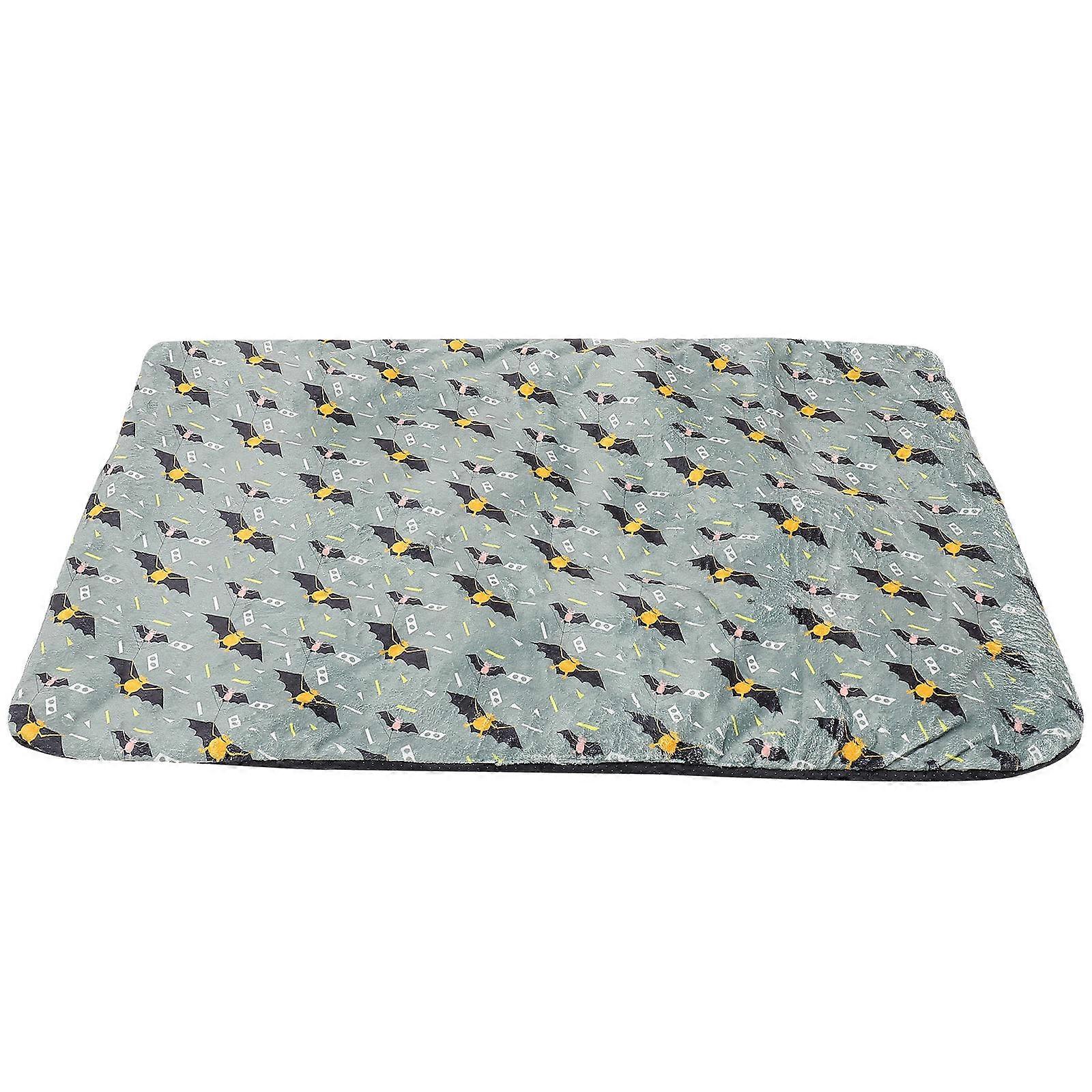 Warming Cat Bed Self Warming Pet Mat Halloween Themed Cat Cushion 1Set