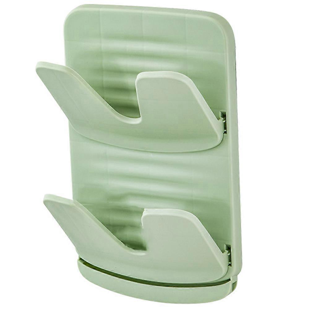 Pot Lid Organizer Mountable Space-saving Water Drainage 33.3x20.7cm Green 1Set