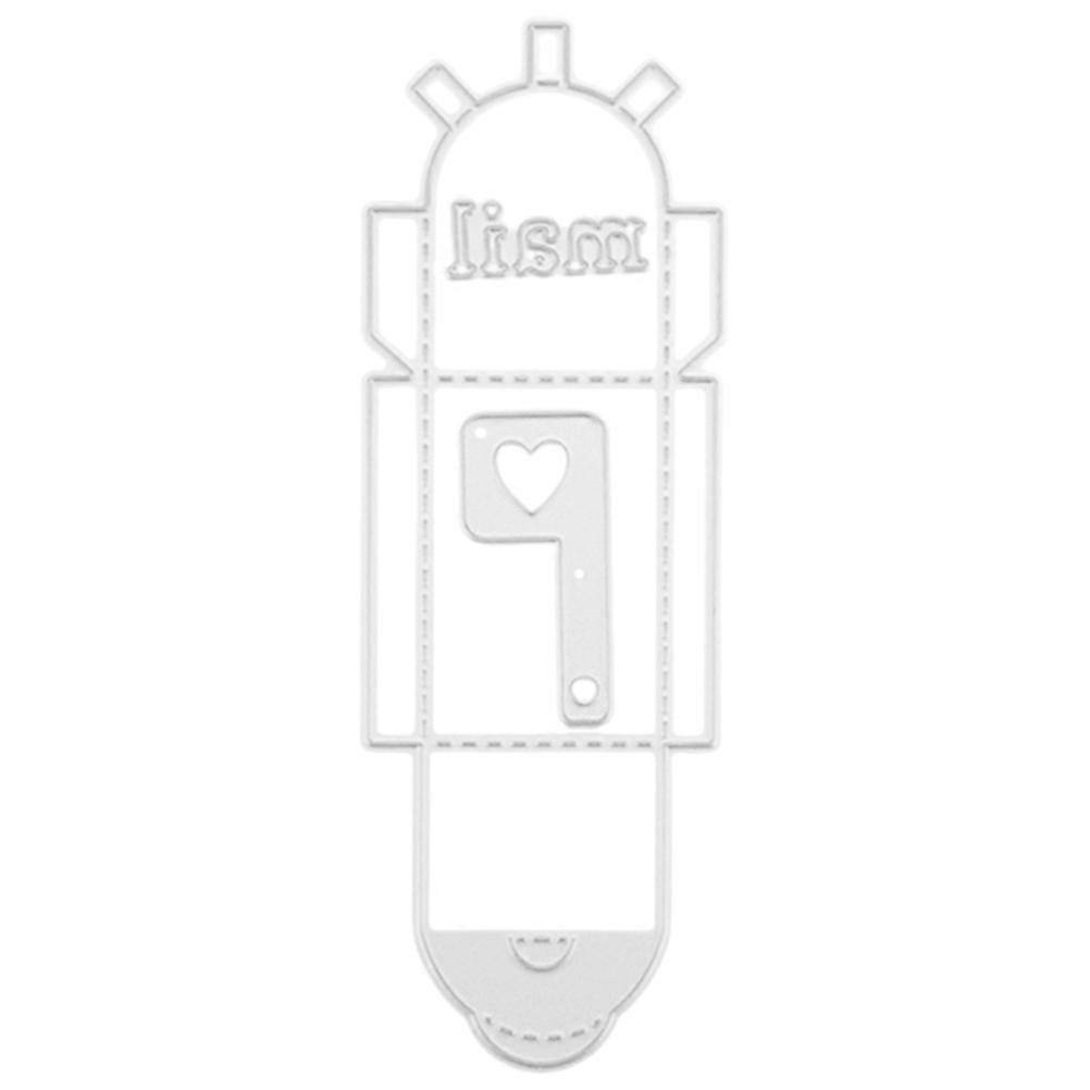 Mini Mailbox DIY Embossing Stencil Cutting Die for Scrapbooking and Craft Projects – Lightweight and Portable Design for Easy Use and Storage