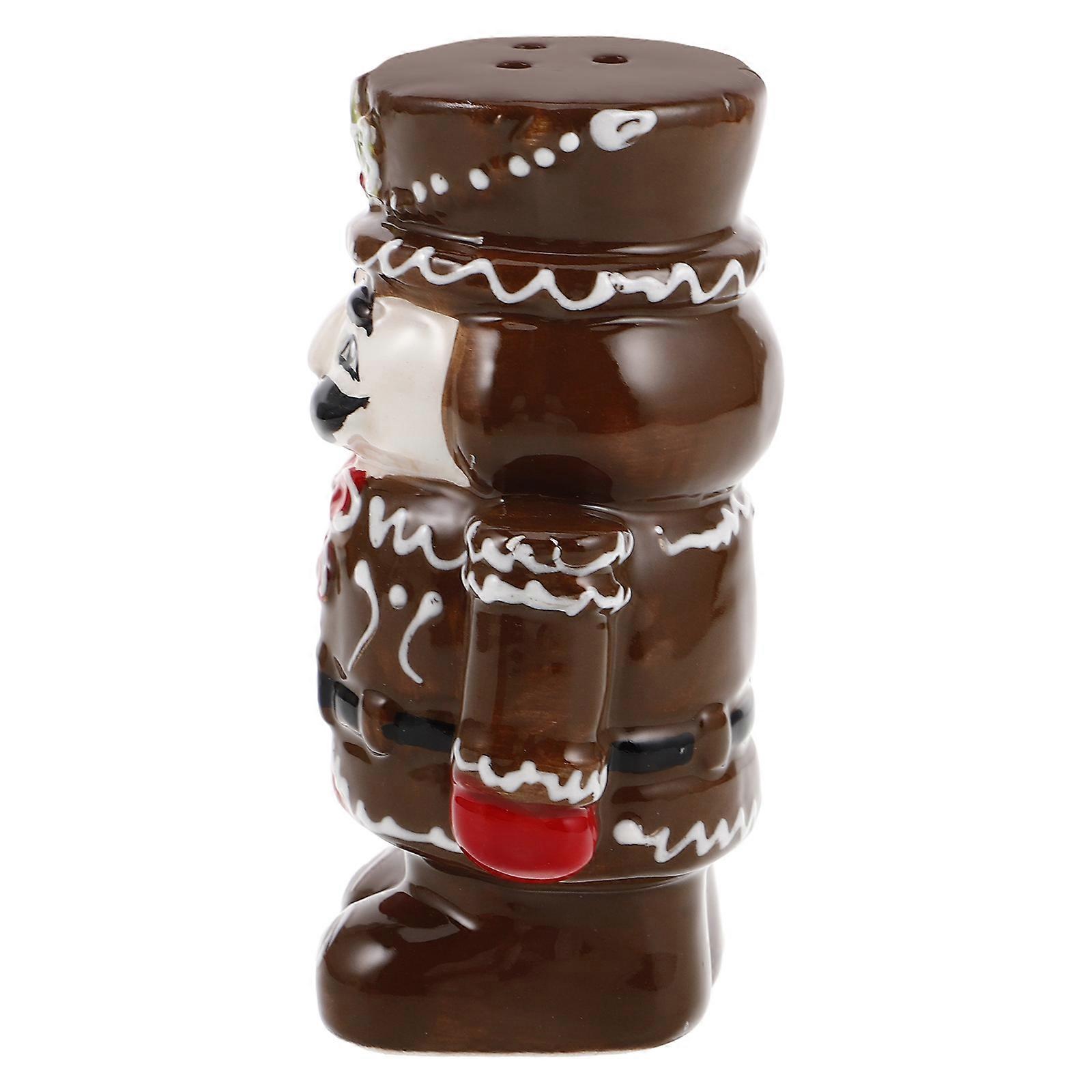 Holiday Nutcracker Ceramic Nutcracker Doll for Festive Home Decoration