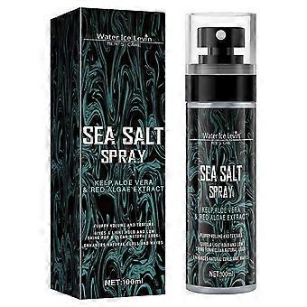Spray de Sal Marinho para Homens de Cabelo, Spray Texturizante de Cabelo com Algas Marinhas, Aloe Vera e Extrato de Algas Vermelhas, Spray de Surf, Adicione Volume e Textura, Spray de Cabelo de Praia
