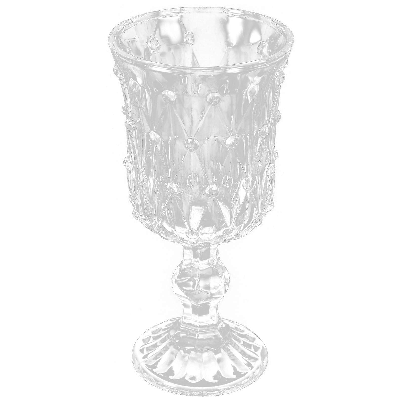 Stemmed Glassware Goblets Glassware Medieval Goblet For Banquet Smooth Surface 16.3X8X8cm 1Pack