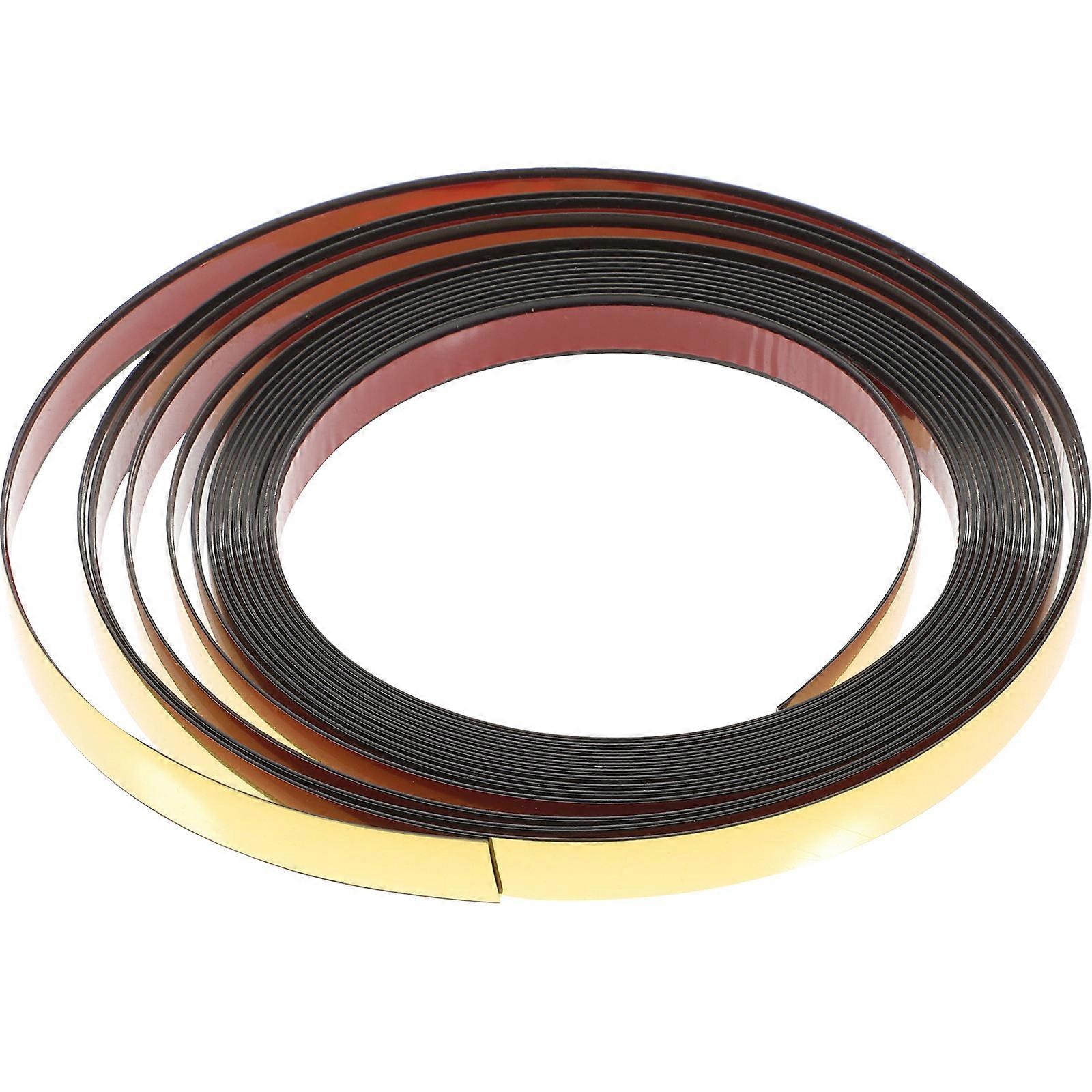 شريط ختم التماس مقاوم للماء شريط سد ذاتي اللصق ذهبي 500X1.1 سم 1 مجموعة