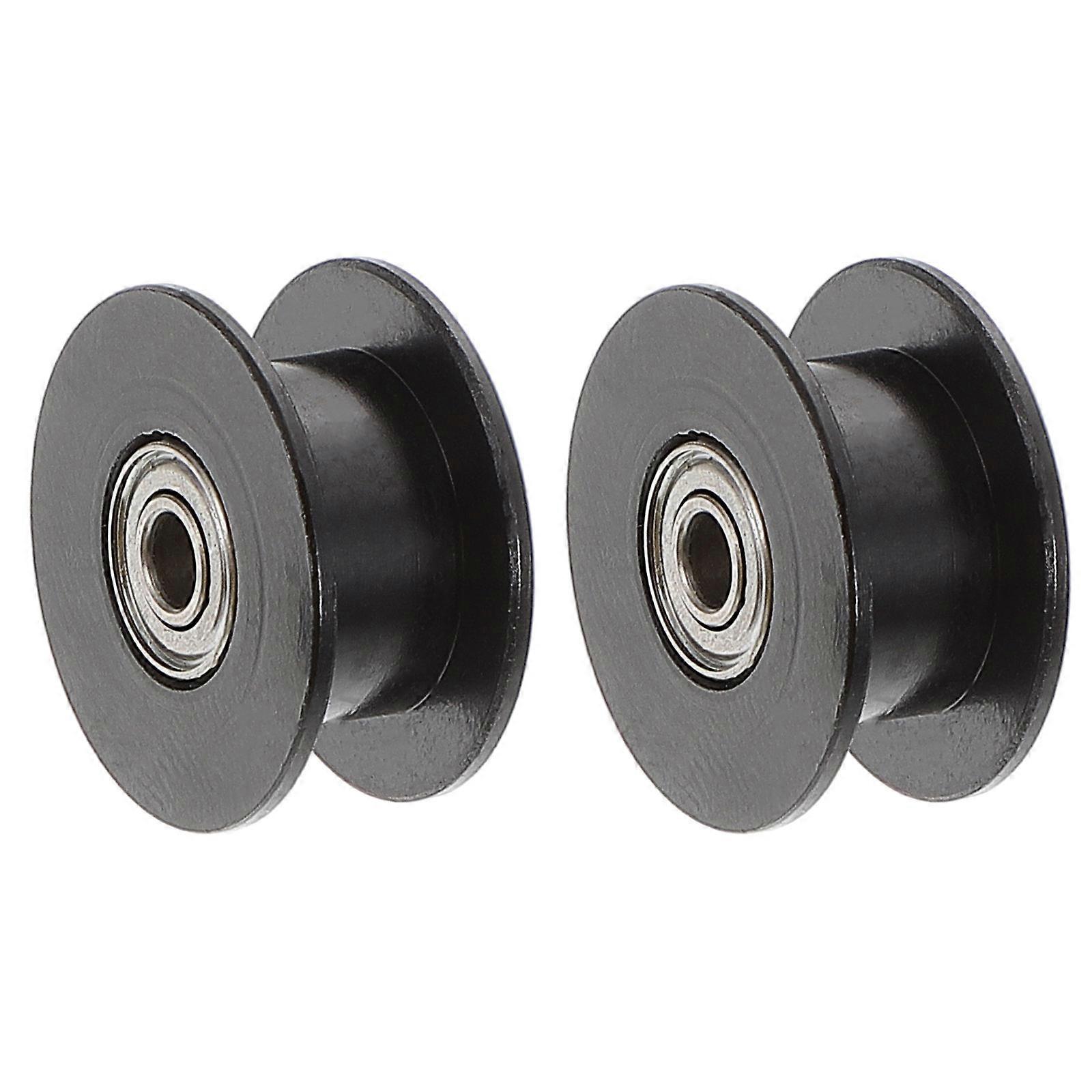 Aluminium-Synchronräder Zahnrad-Umlenkrolle DIY-Projekte Lineare Bewegung und Positionierung 2Pcs