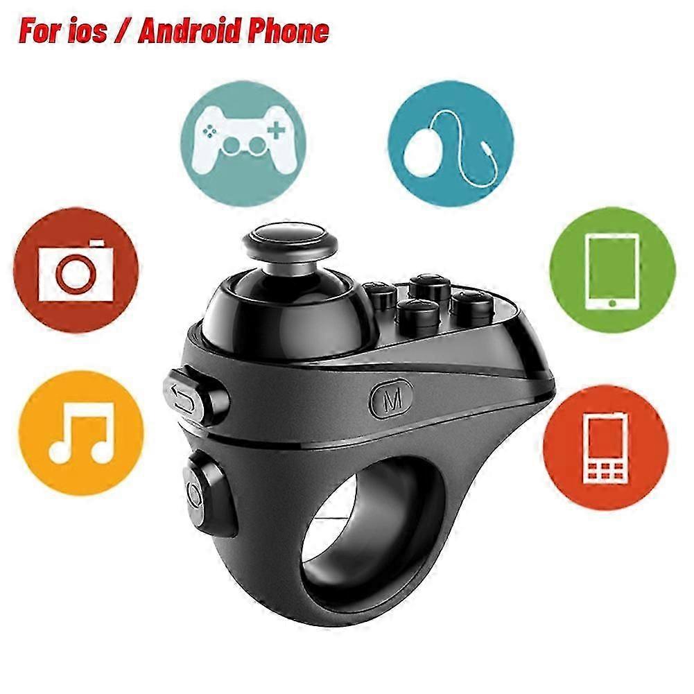 R1 Ring Shape Bluetooth VR Controller Wireless Gamepad for iPhone Android Phone VR Headset Rechargeable VR Remote Controller
