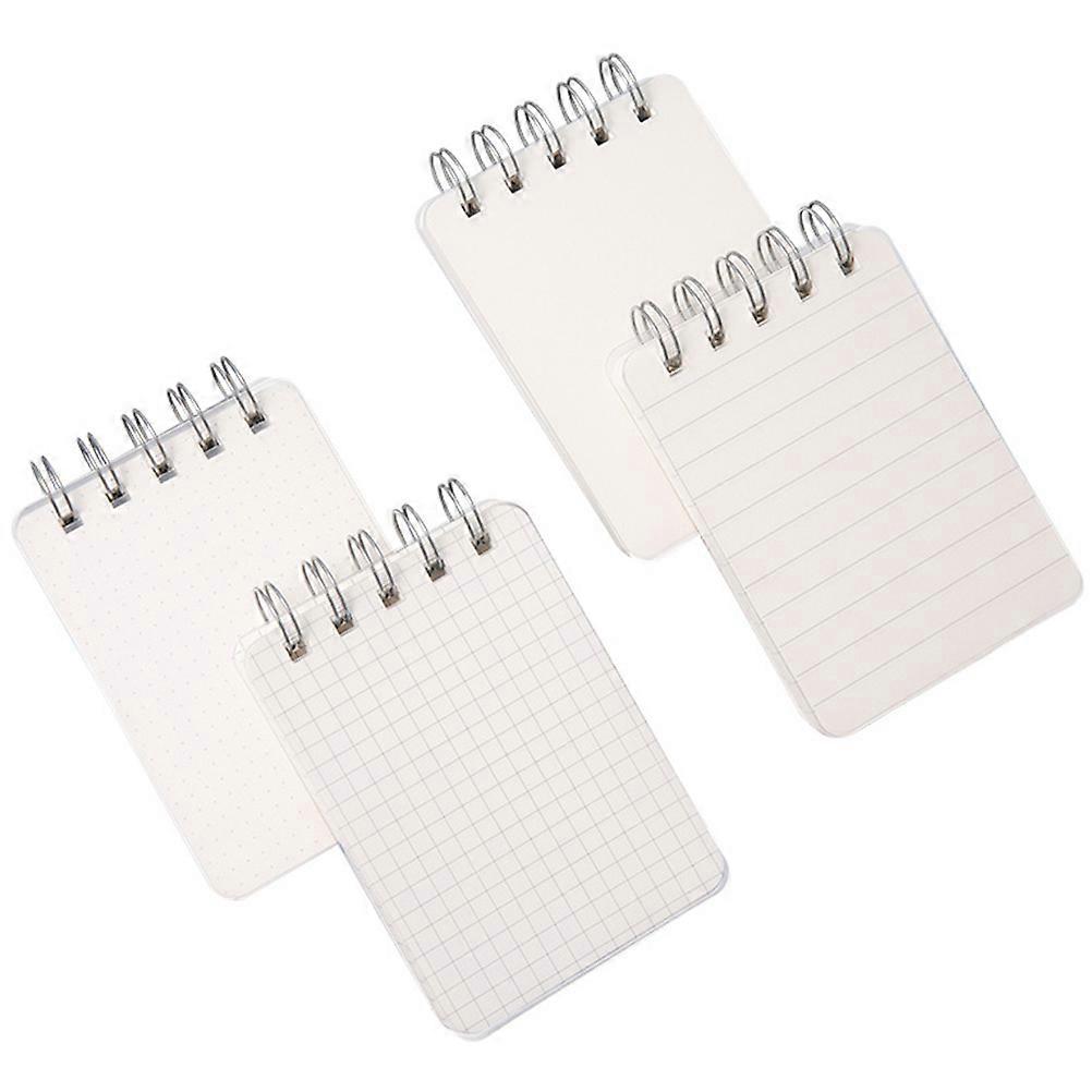 Portable Notepad Ruled Index Cards Home Use Office Use Students Professionals 4Pcs