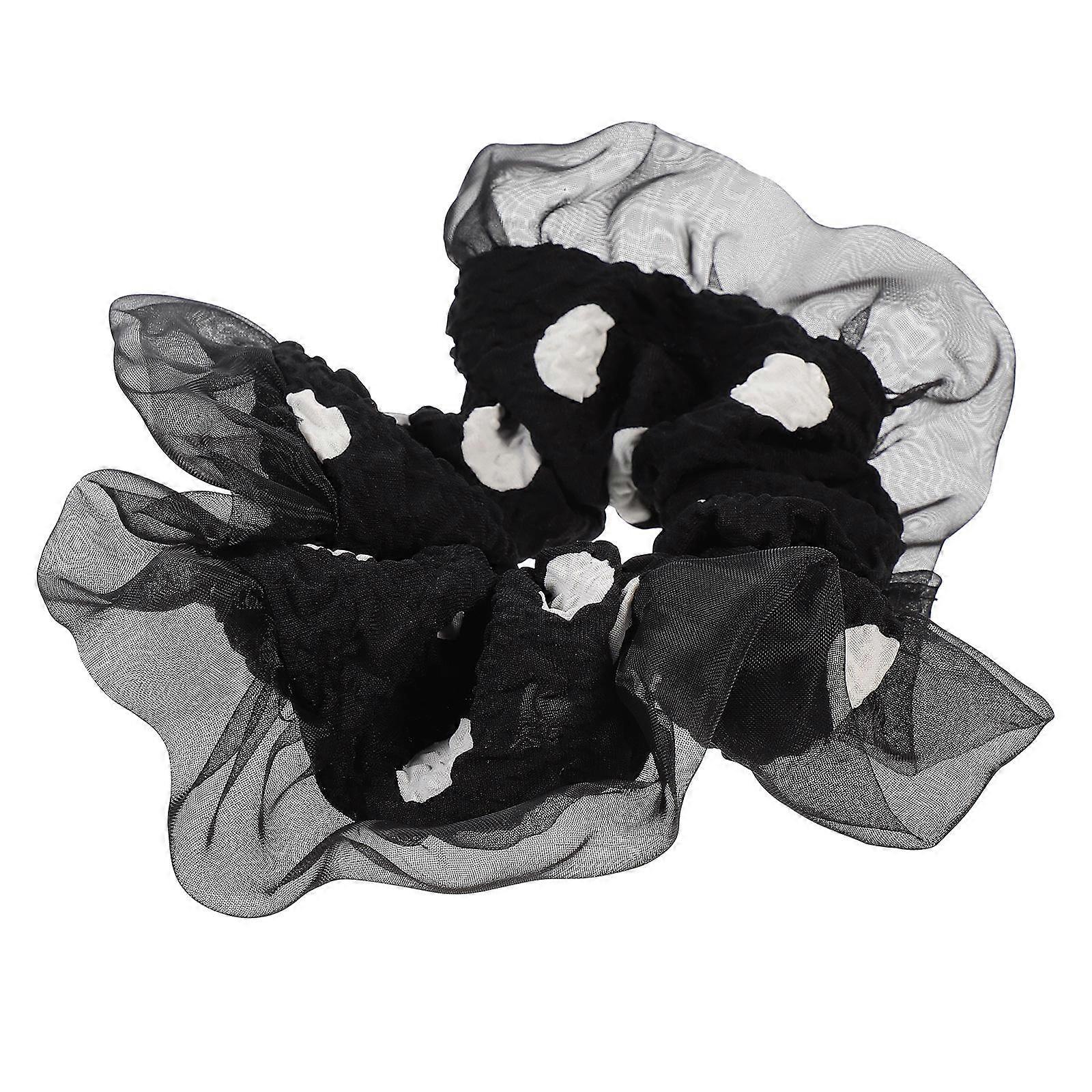 Here's a refined and engaging product description based on your input:

 

**1pc Retro Style Hair Scrunchy for Women – Lightweight Organza Ponytail