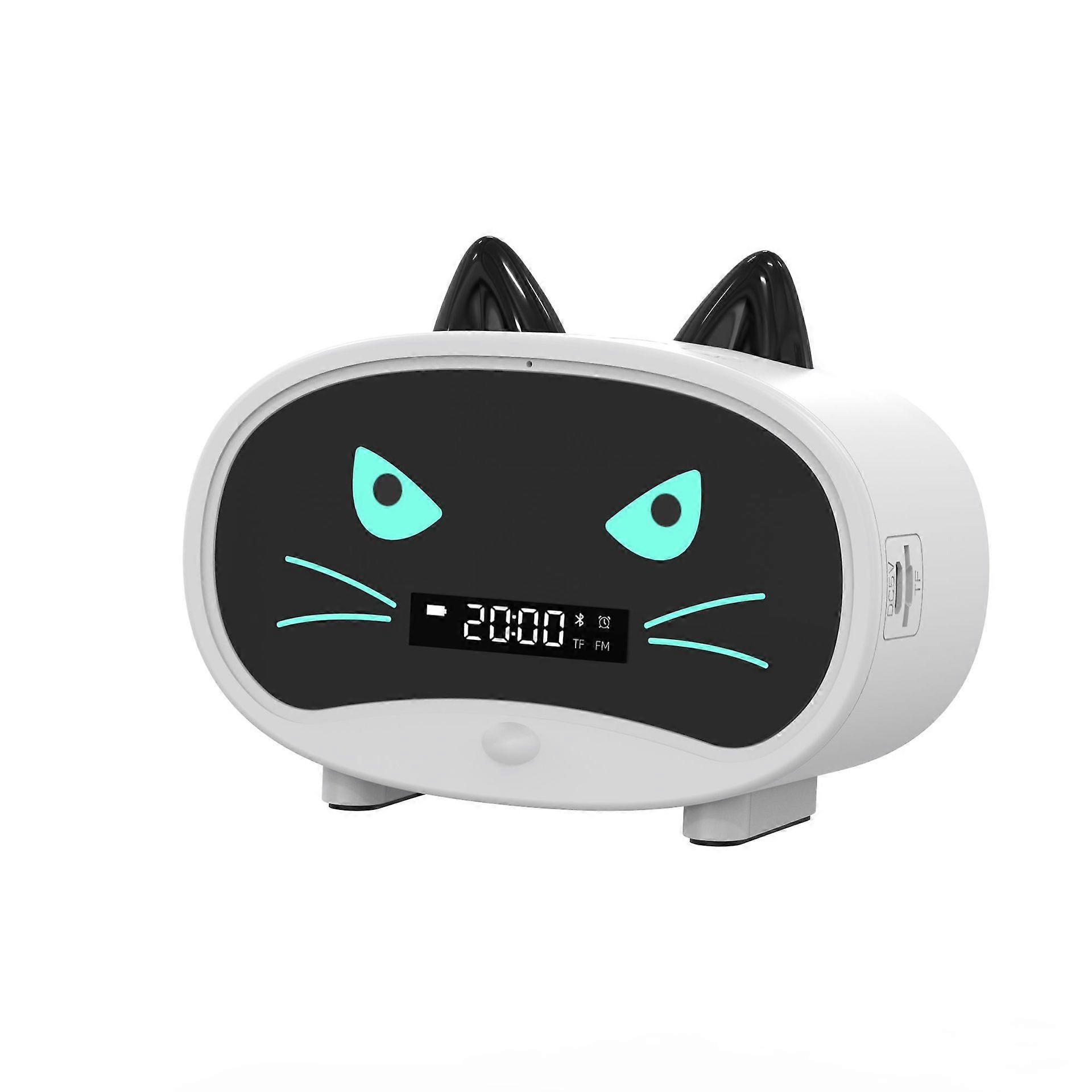 Bluetooth Compatible Speaker Mini Portable Alarm Clock Cute