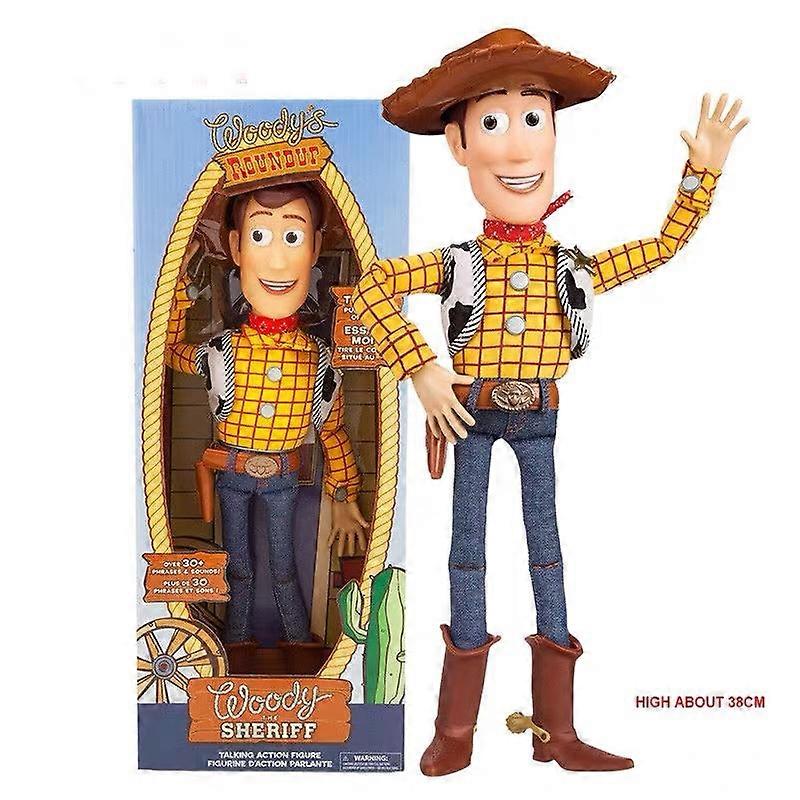 ألعاب فيلم Disney and Pixar Toy Story ، شخصية خشبية ناطقة وجسم دمية خرقة ، 15 عبارة
