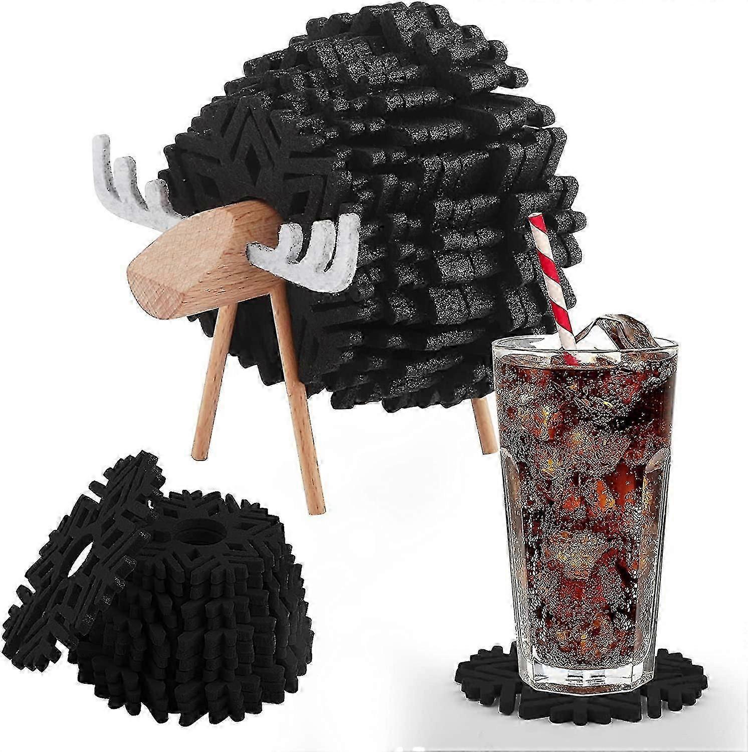 Felt Coasters, Tableware Non-slip Coasters, Washable Heat Resistant Drink Coasters