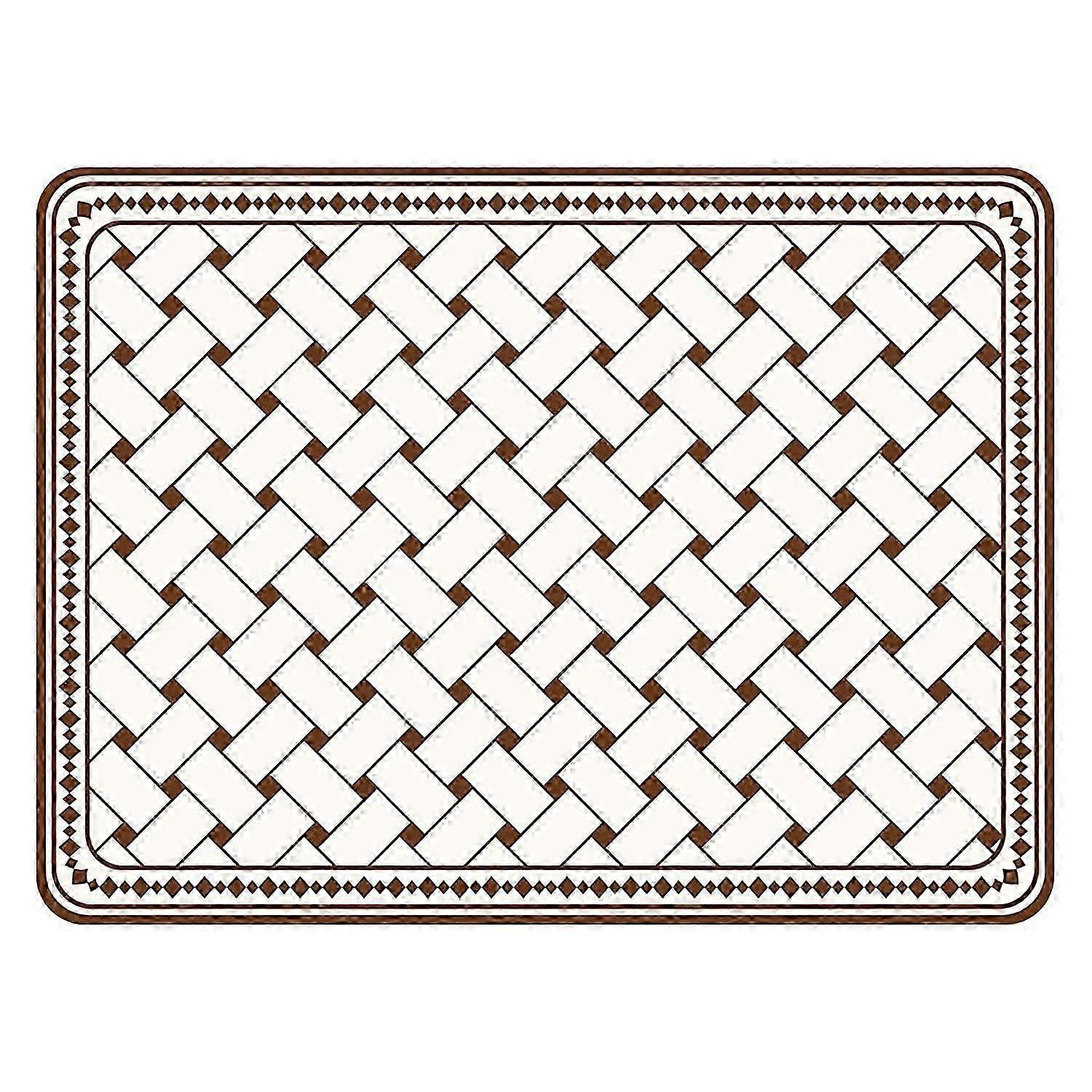 2025 Latest Model Coffee Maker Mat Super Absorbent Quick Drying Geometric Print