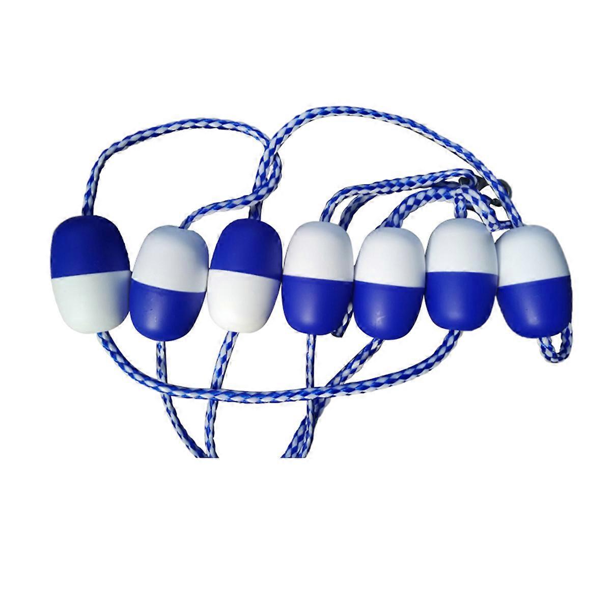 Floating Rope for Swimming Pools Floating Design Dividing Swimming Lanes Nylon 196.9X2.8X2.8in 1Set