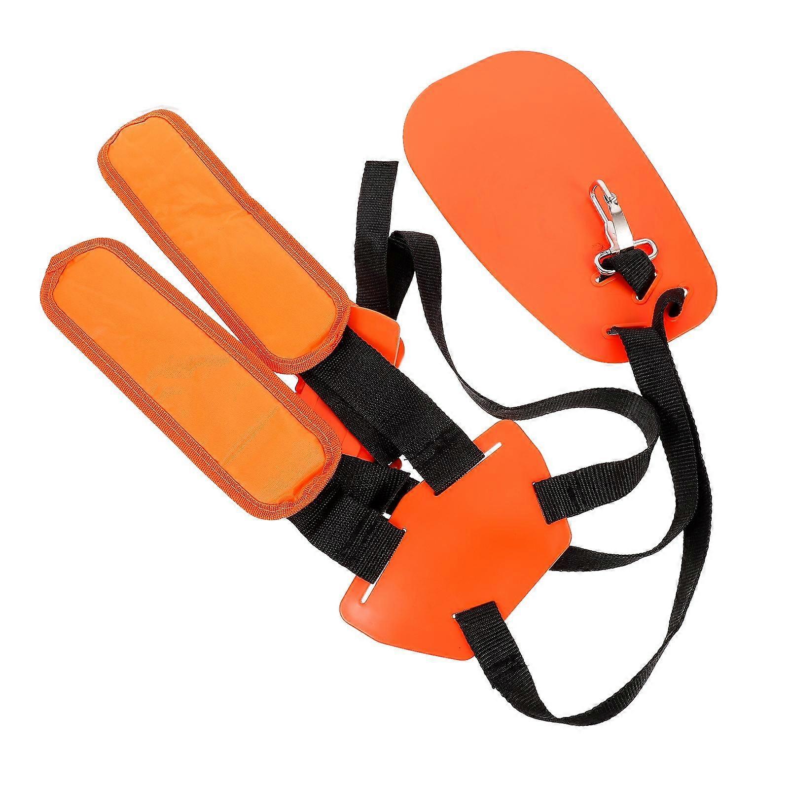 Orange Polyester Trimmer Shoulder Strap for Lawn Mower Easily Adjustable and Comfortable 1 Pc