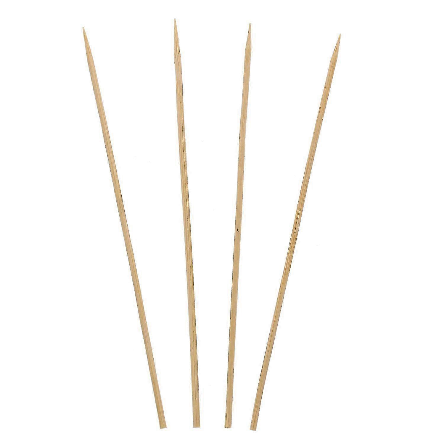 8 Bamboo Skewers for Grilling Meat Satays & Vegetables - 100 Count Package