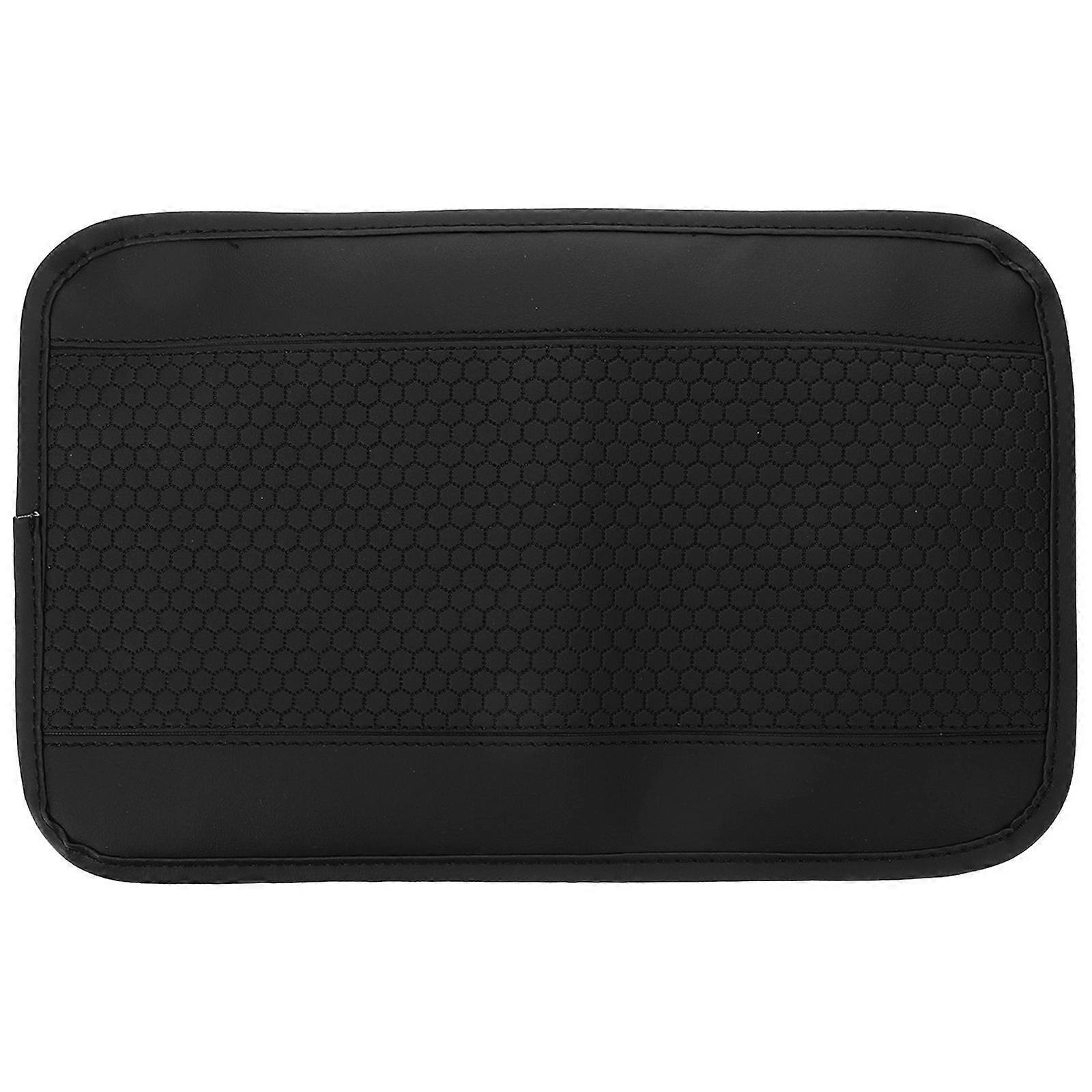 Soft Car Armrest Pad Cushion Cover for Vehicle Center Console Slip Resistant Protective Interior Enhancer