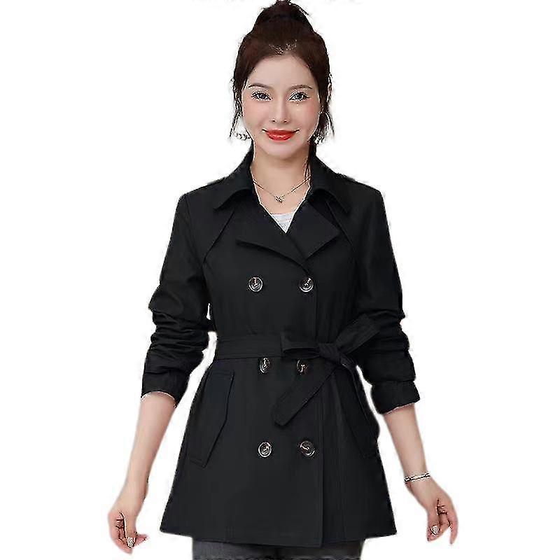 Bahar için Moda Bayanlar Kemerli Trençkot