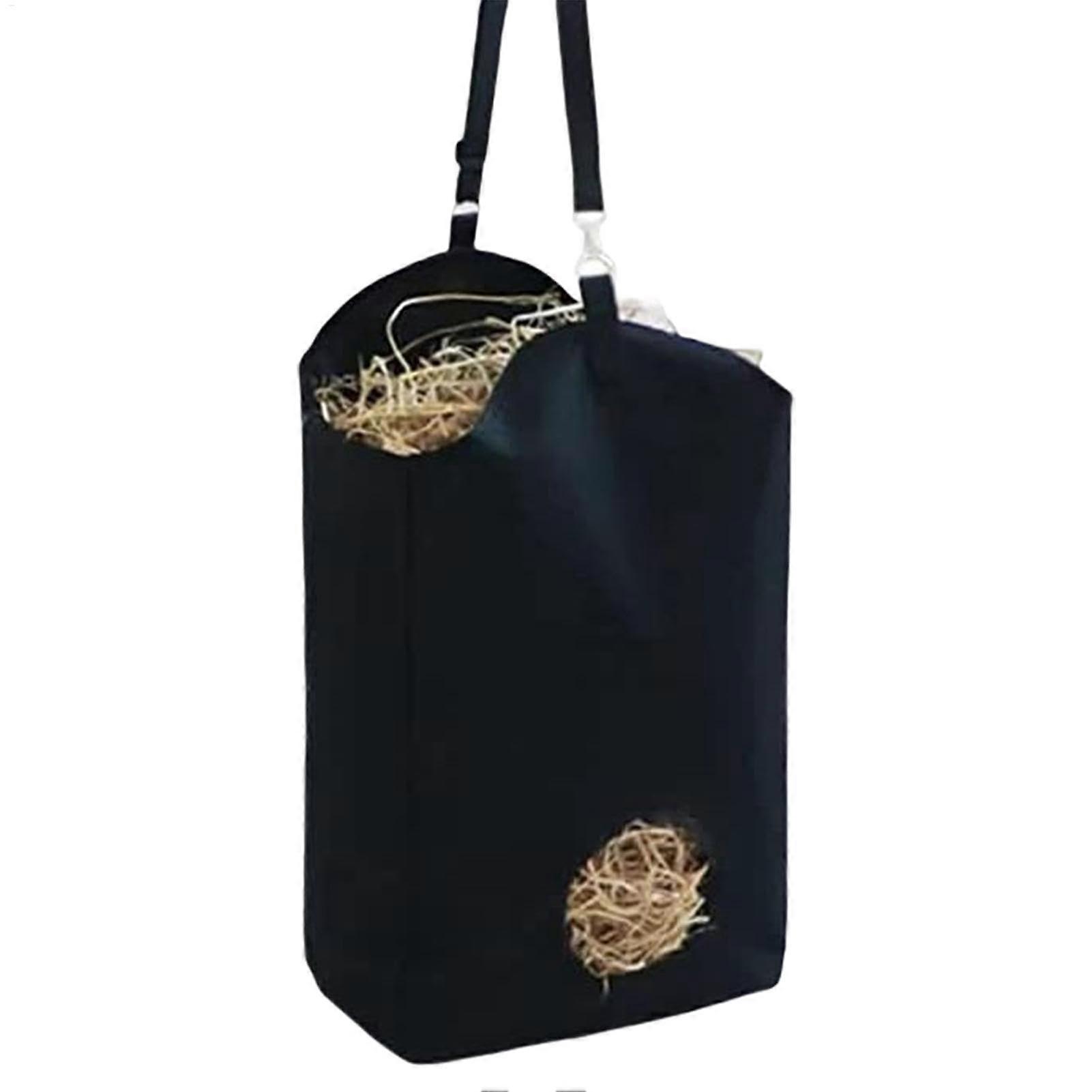 Hay bale bag, waterproof slowrelease feed container, leakproof animal feed dispenser