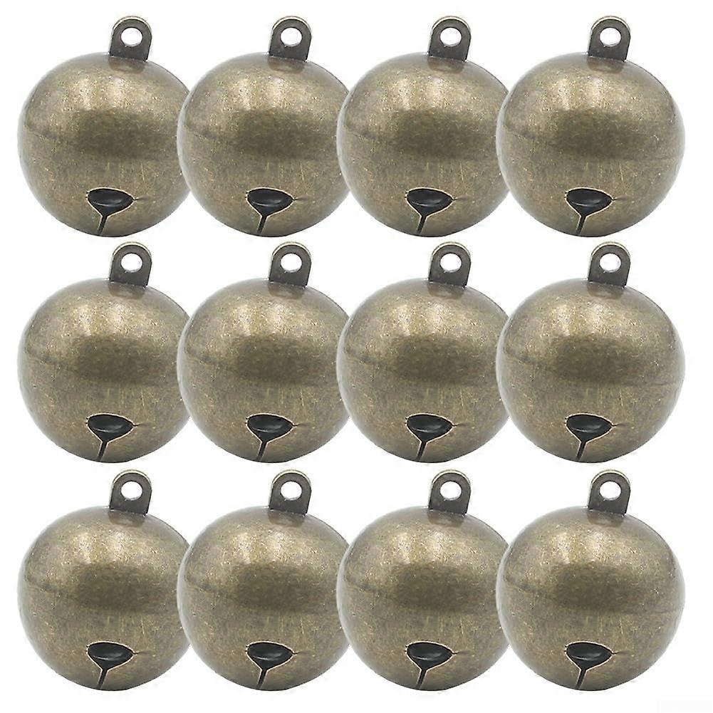 Antique Brass Mini Bell Set of 12 for Craft Projects and Event Decoration, Unique Style, Perfect for DIY Creations