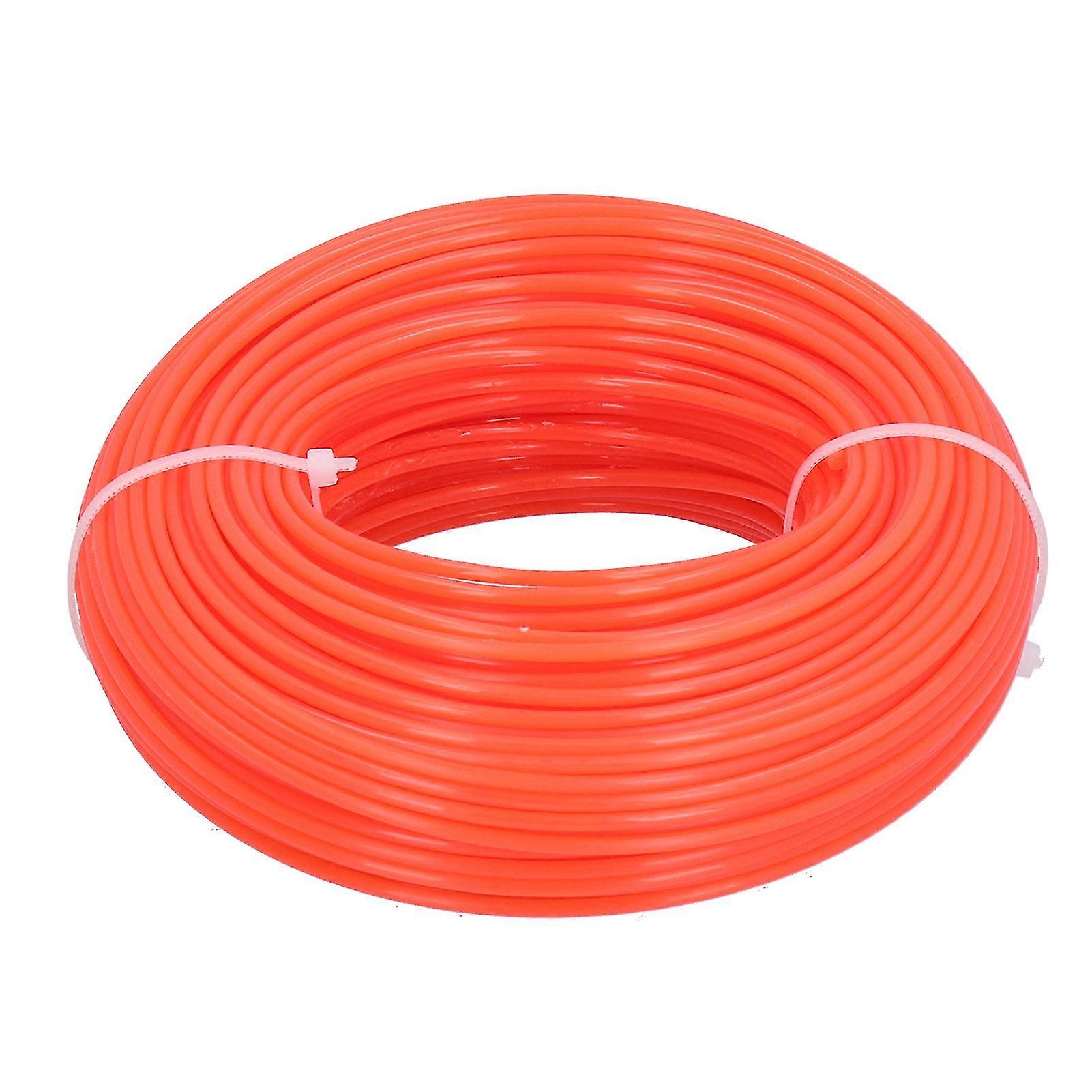 Replacement 50m 2.4mm Round Nylon Cord Wire for String Petrol Grass Trimmer