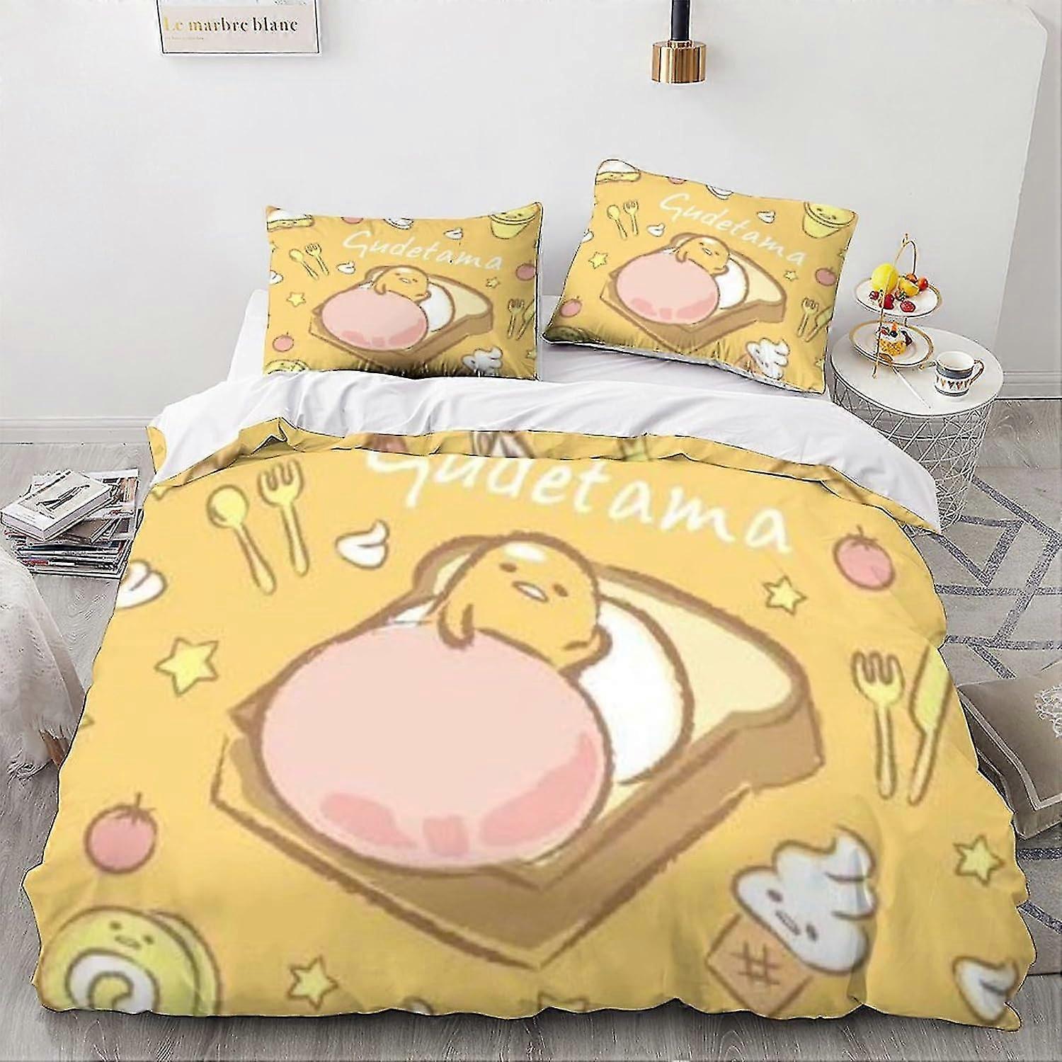 Set copripiumino cartone animato in 3 pezzi con chiusura a cerniera, biancheria da letto in microfibra ultra morbida per una certa marca