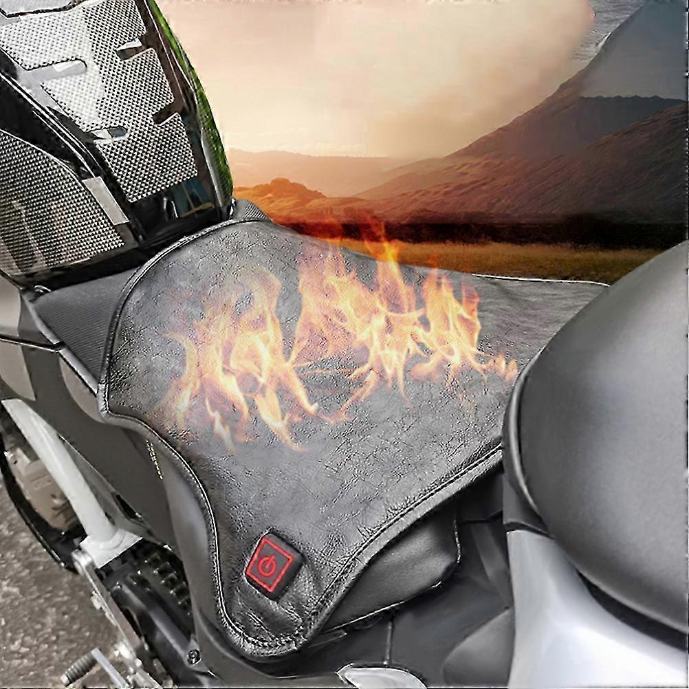 12V Waterproof Heated Cushion for Motorcycle with 3 Adjustable Temperature Settings