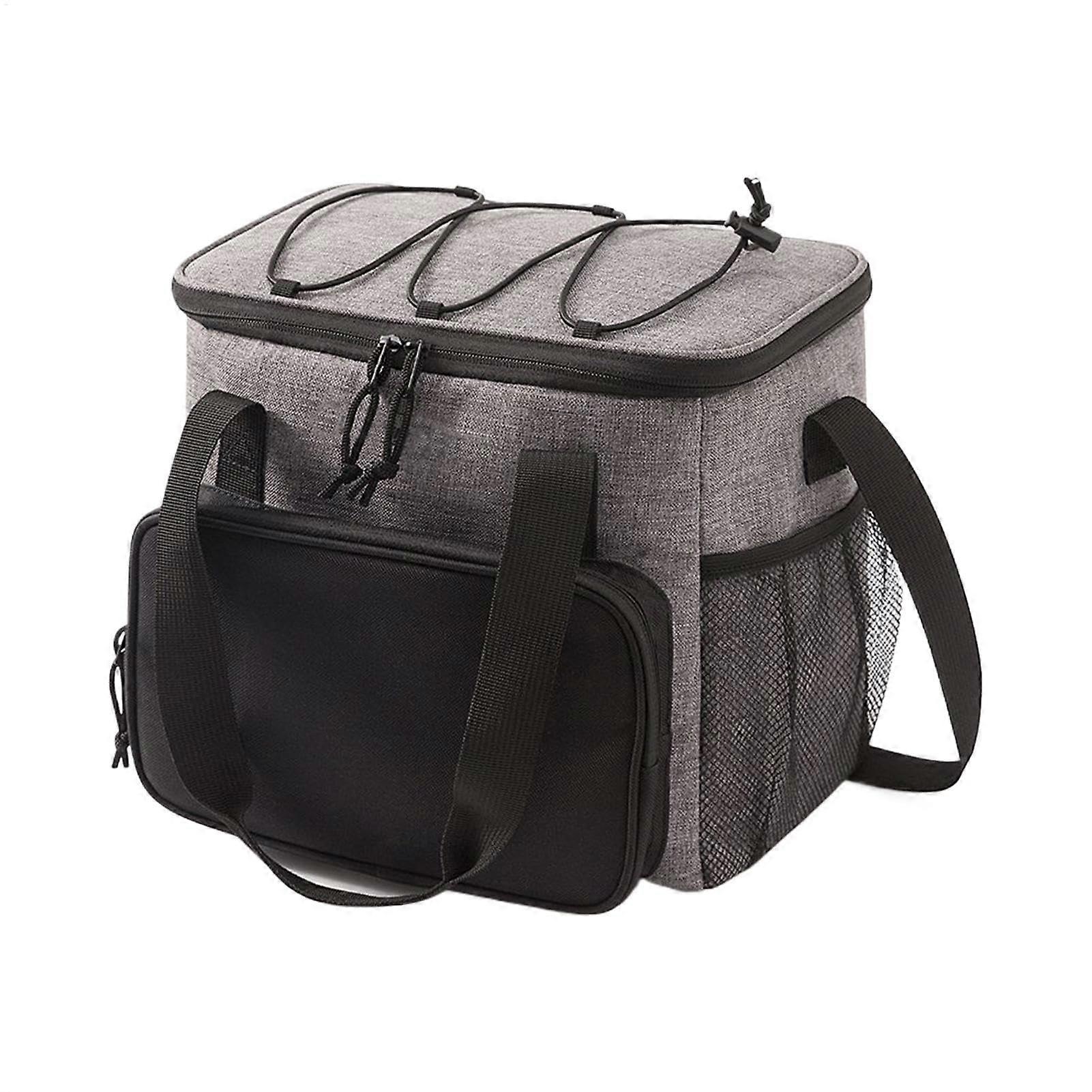 Insulated Lunch Bag for Women, Large – Lightweight Oxford Insulated Cooler with Partition Design for Picnics