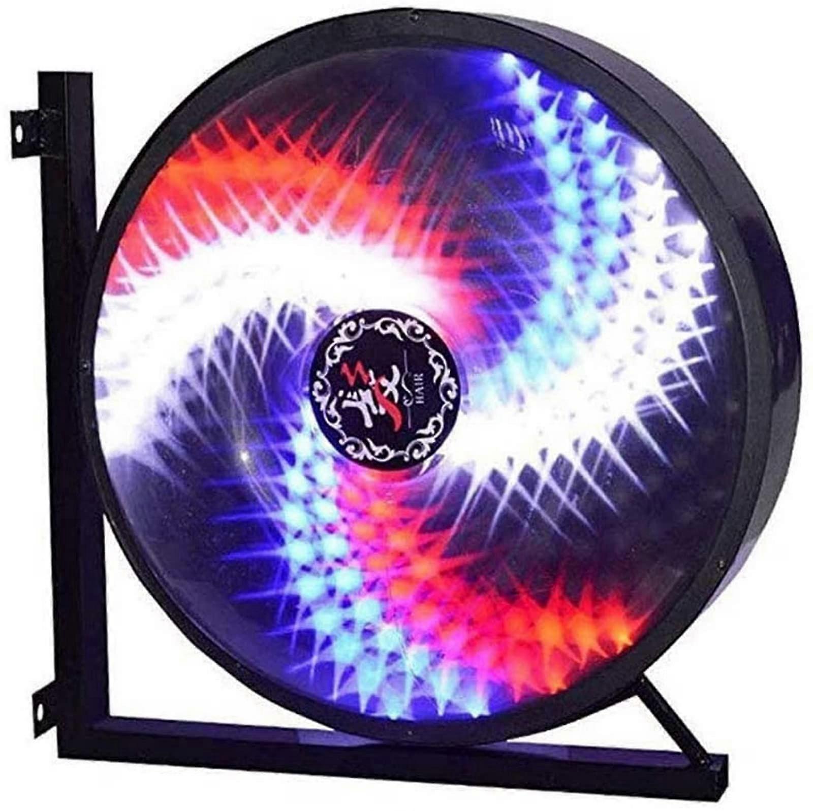 Lightweight LED strips for outdoor barber poles, glowing rotating barber bar, waterproof wall lamp, 42 cm