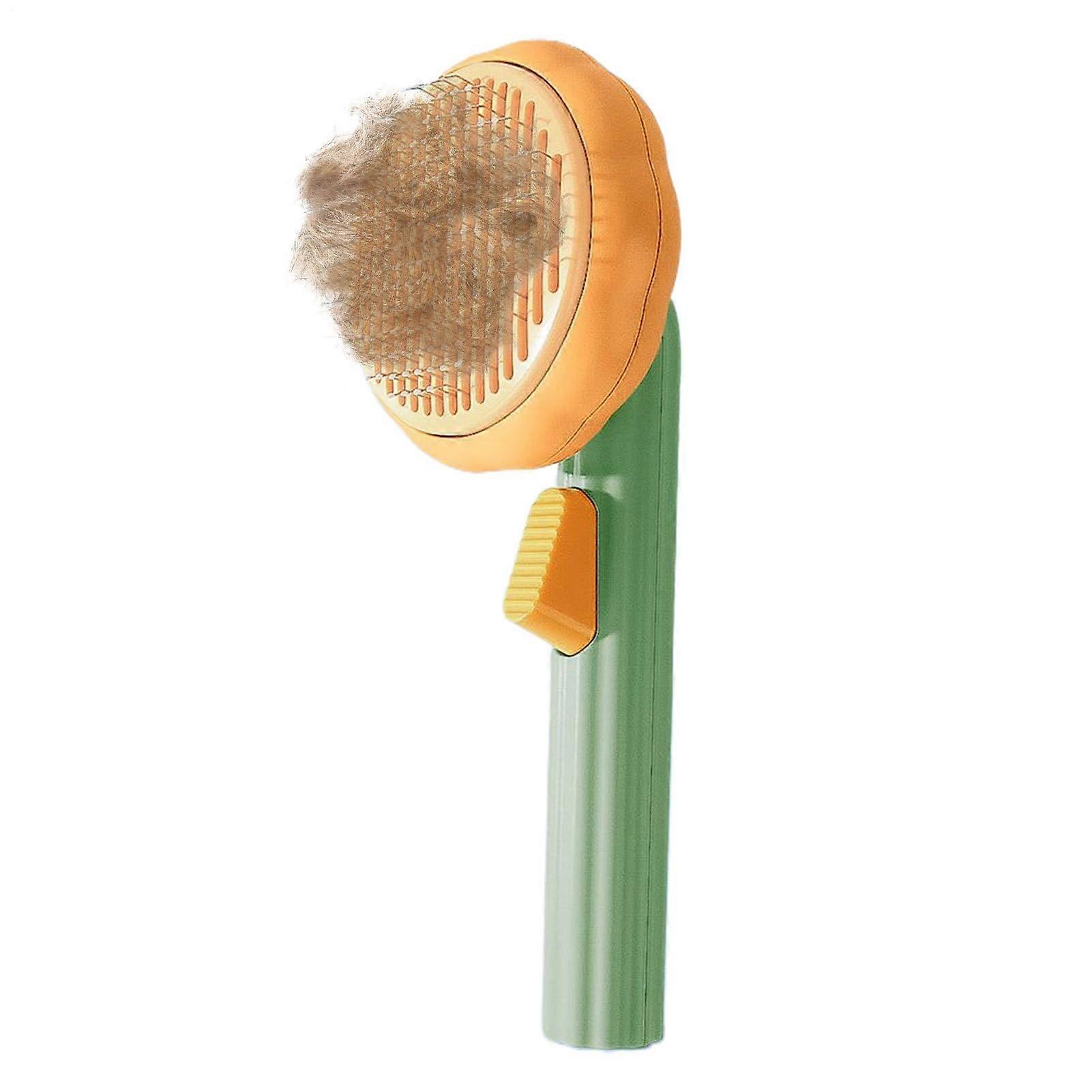 Pet Grooming Brush for Dogs and Cats - Shedding Control, Detangling Massage, Long-Haired Pet Comb for Puppies and Indoor Use