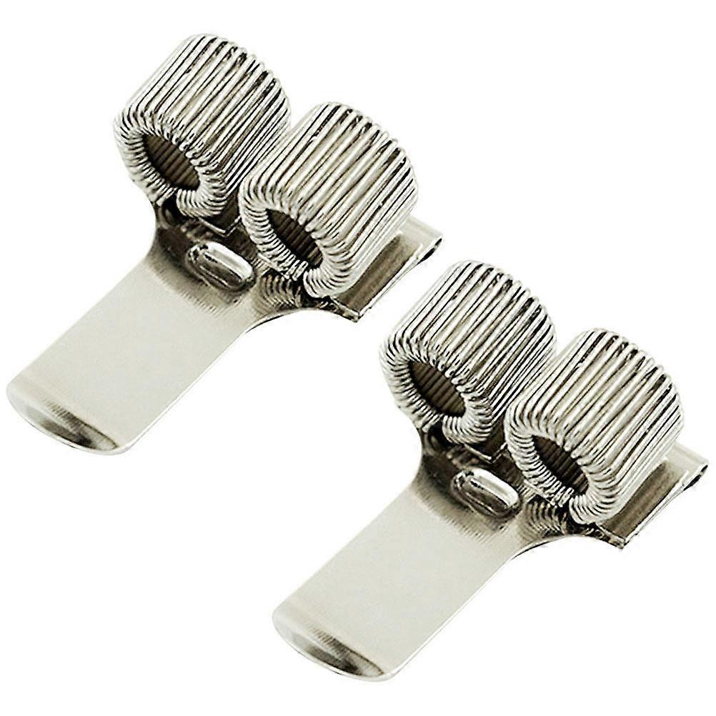 Rectangular Metal Pen Holder Pen Storage Loop Carbon Steel Work Study Daily Use 2Pcs