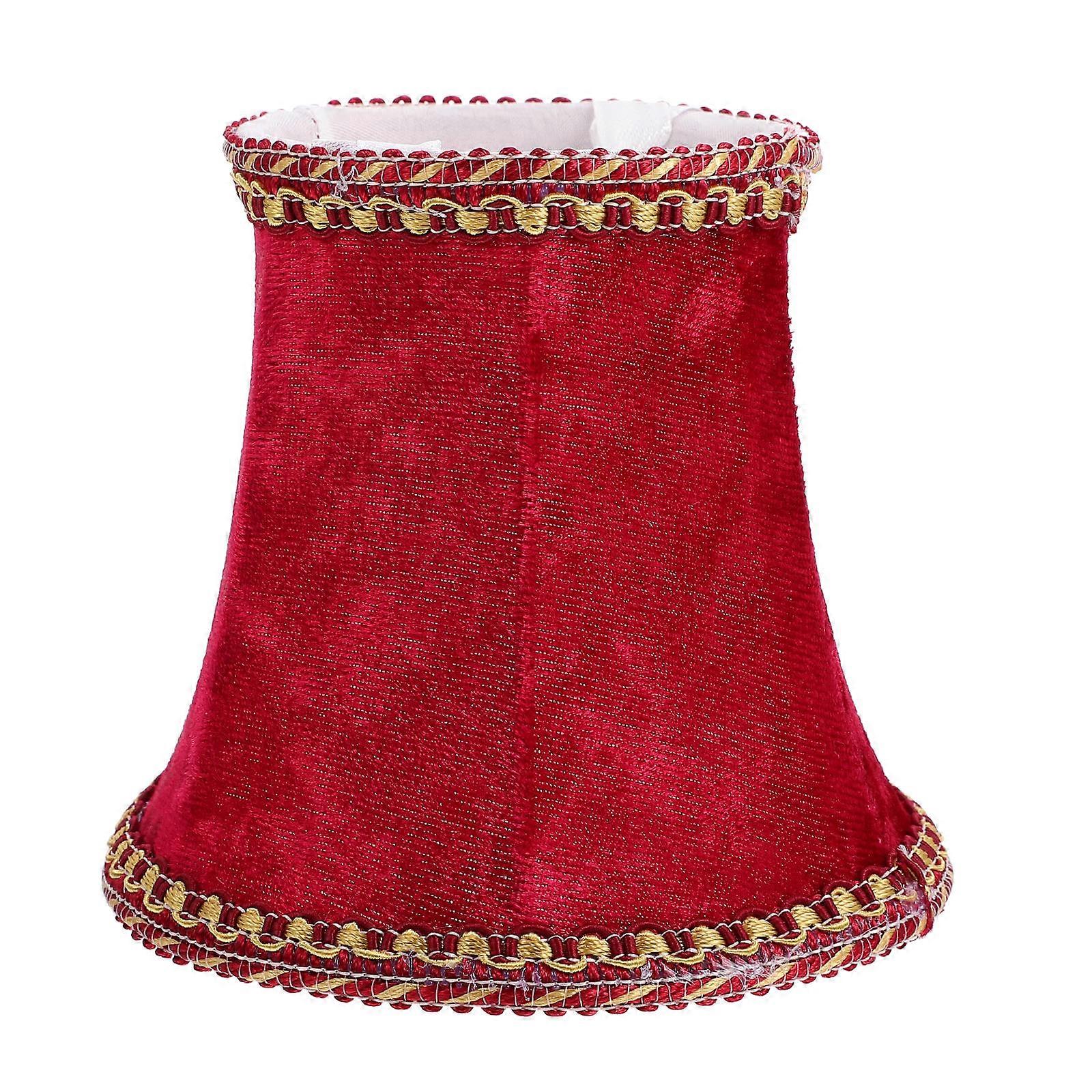 Rustic Fabric Lampshades Simple Style Lampshade for Bedroom Lighting Iron Material 1Set
