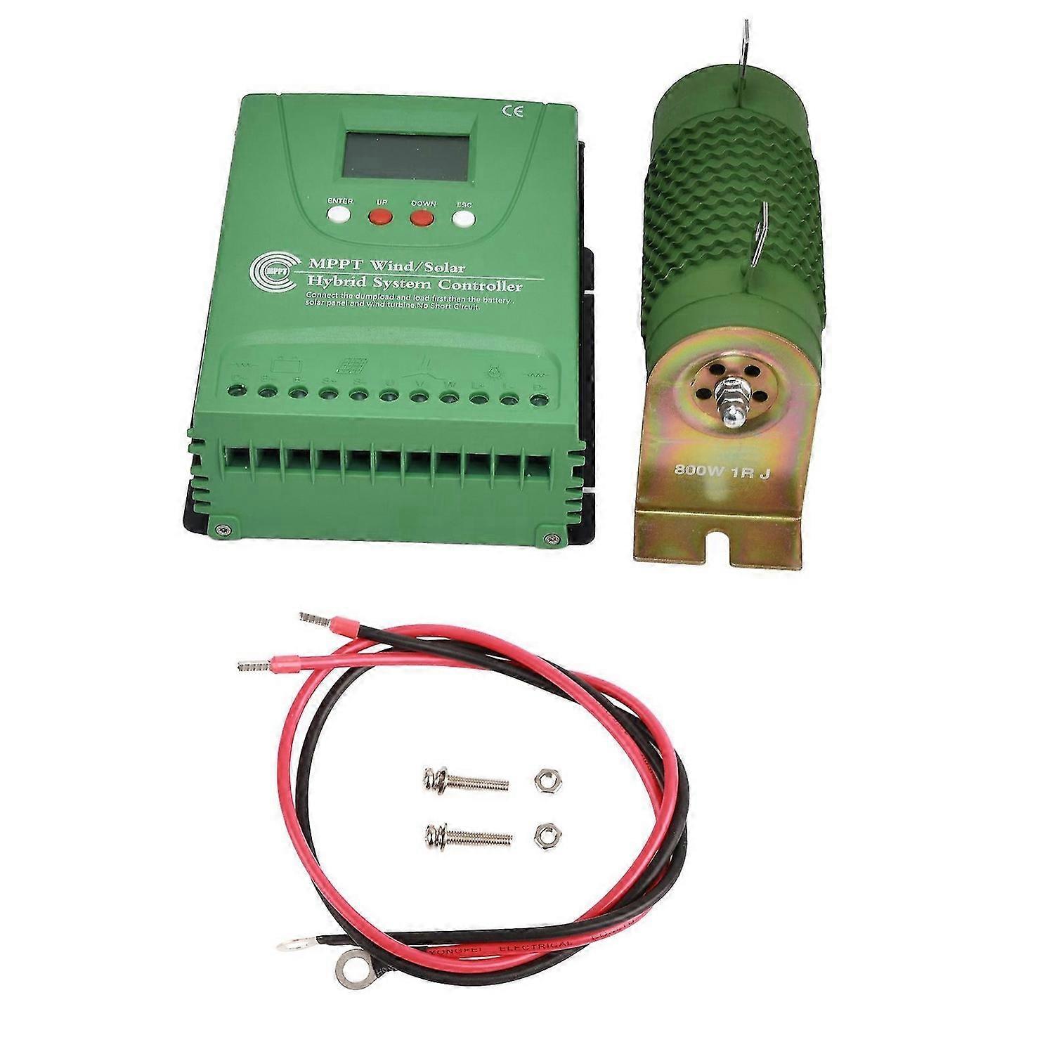 Wind Solar Hybrid System Controller MPPT Boost Charge Regulator for Lithium Battery 12V/24V
