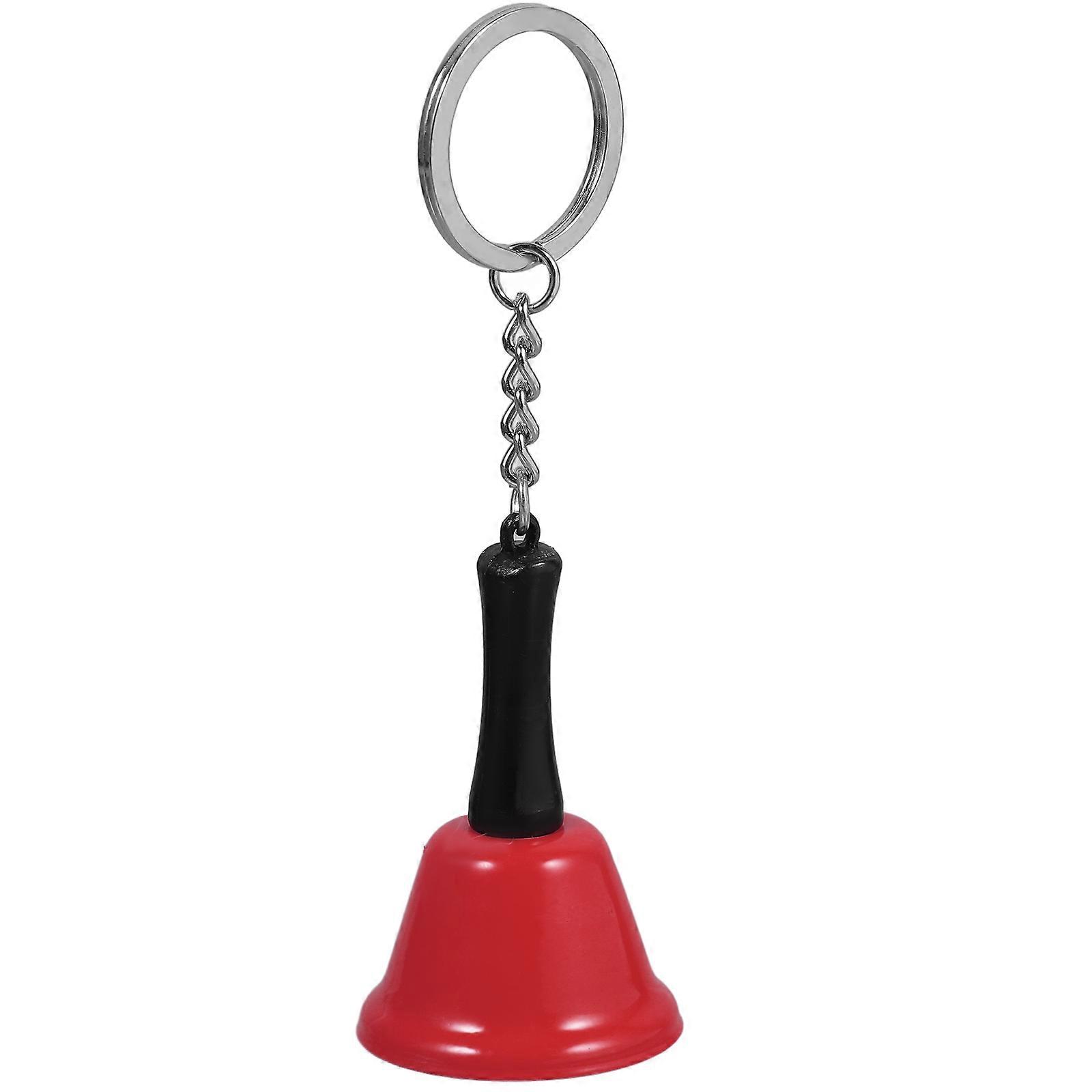 Handheld Bell Keychain Metal Hand Bell for Key Use with Smooth Surface