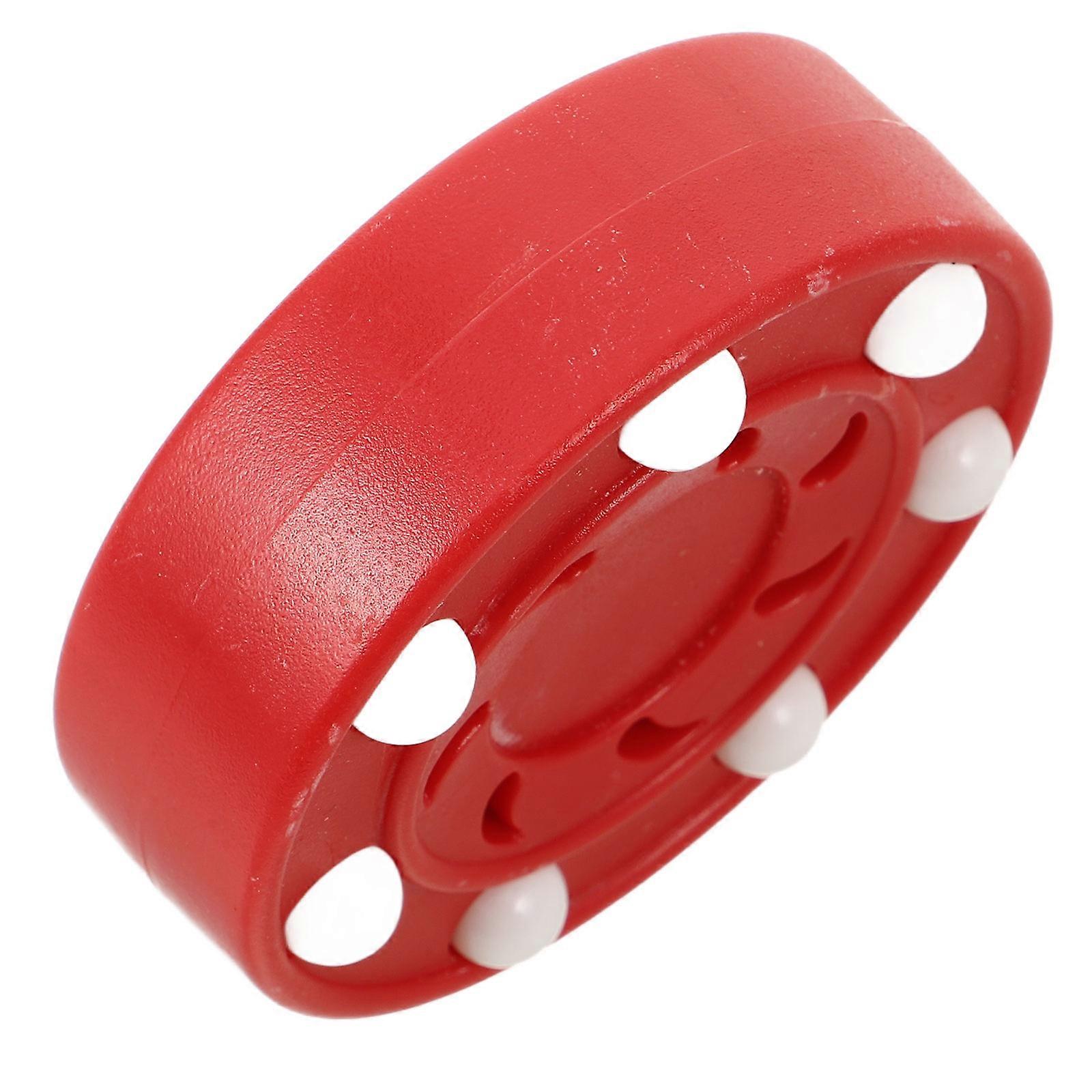 Hockey Training Aid Plastic Puck Smooth Surface Play Good Resilience Enhanced Adhesion Adults Children 1Pcs