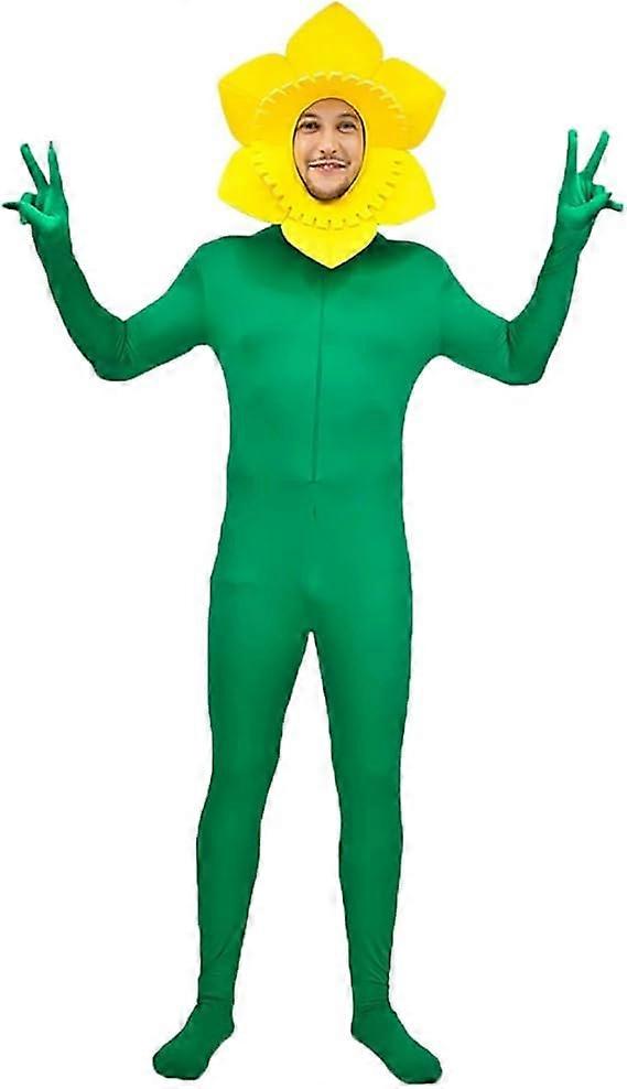 Funny sunflower costume, adults