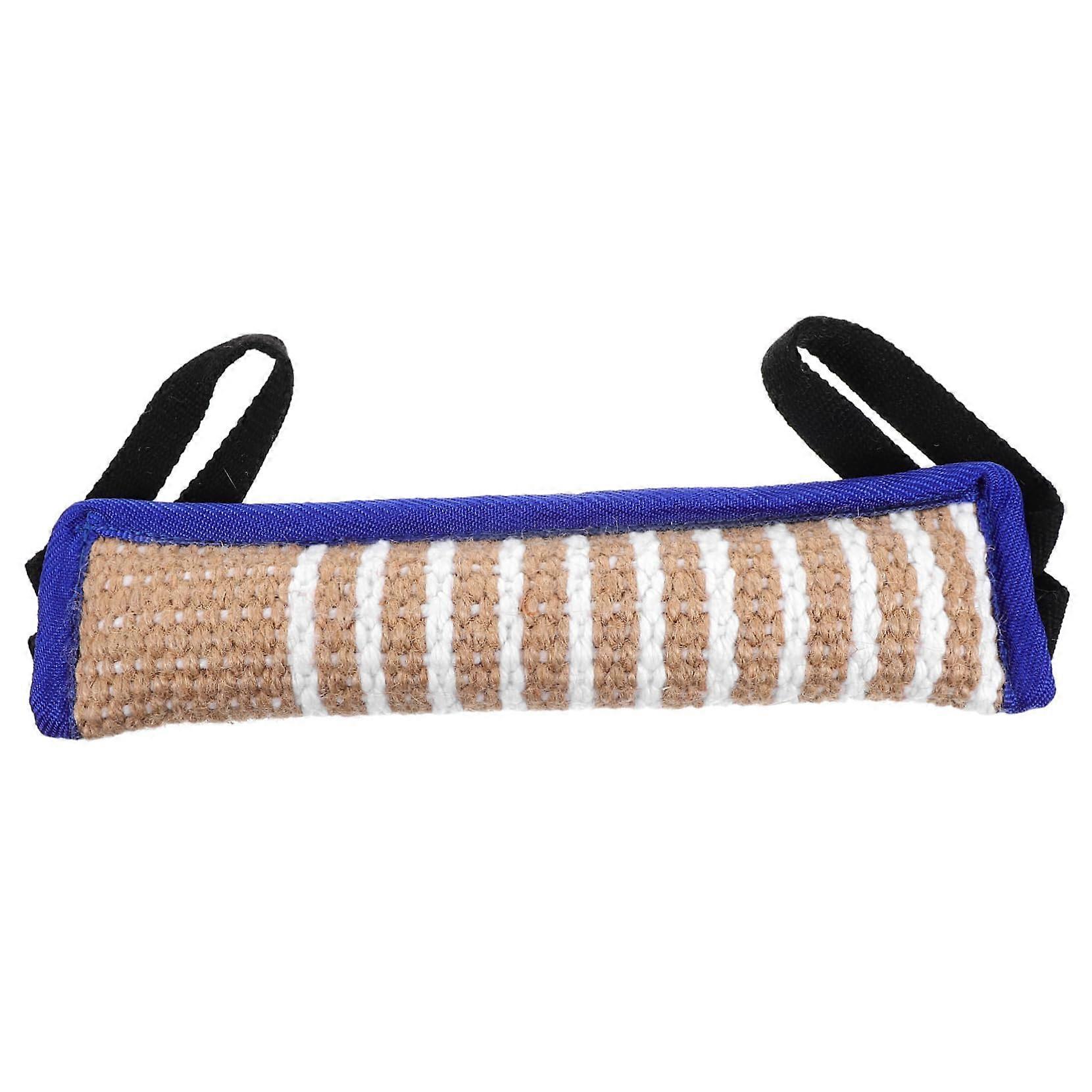 Jute Dog Chew Toy For Large Dogs, Durable Training Tug Toy, Versatile For Agility Play, Eco-Friendly Design