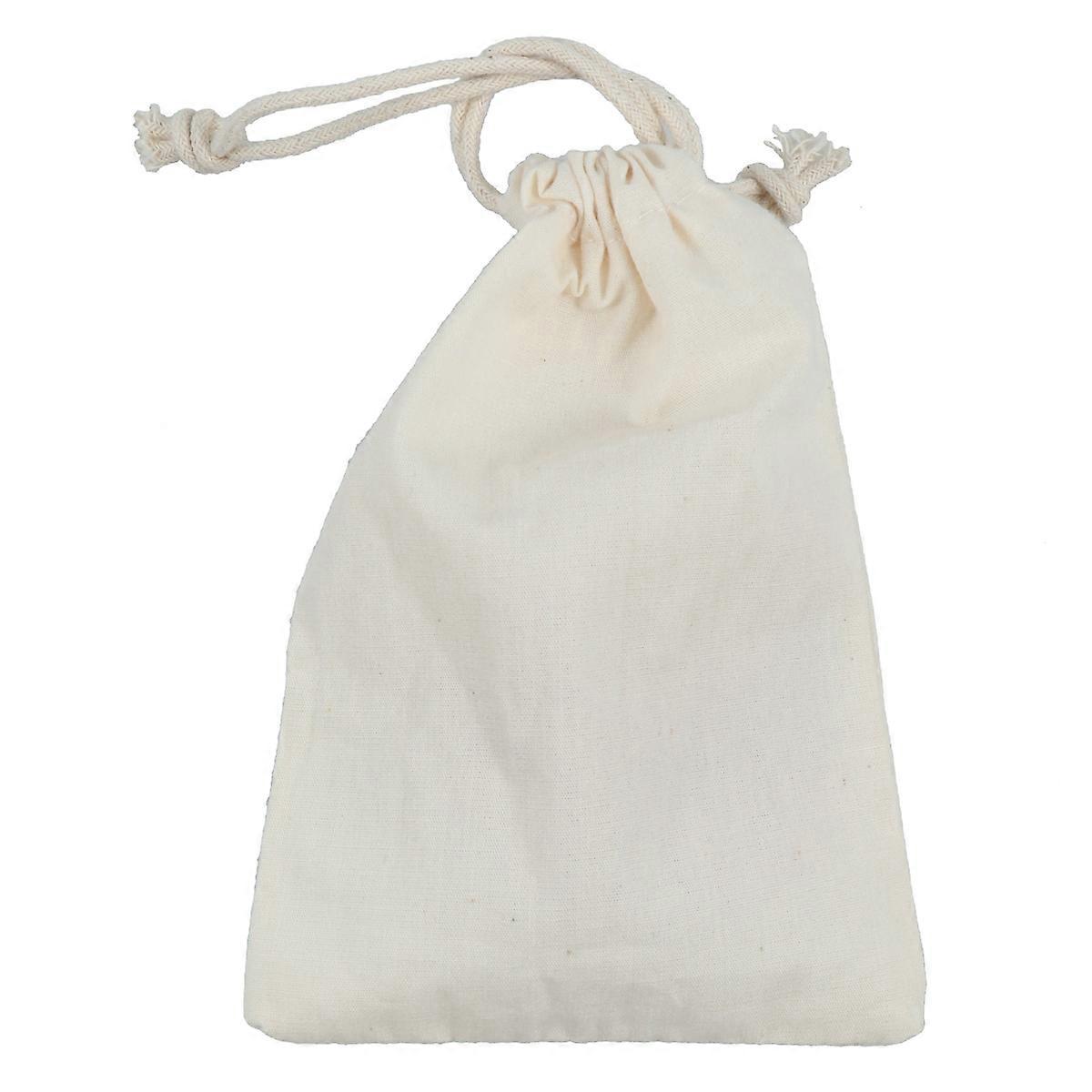 It looks like you're listing a product description for **12pcs Beige Cotton Drawstring Gift Bags**. Here's a polished and professional version of