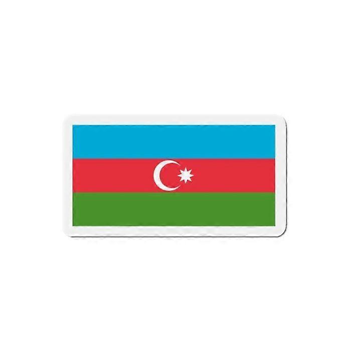 Azerbaijan Flag Magnet - Multicolored - 7 cm - 50 pieces - Synthetic resin - Mixed
