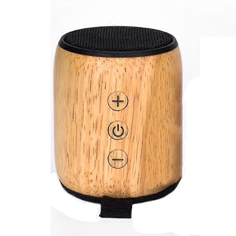 BT811 Portable Bamboo and Wood Bluetooth Small Speaker BT811 (Black)