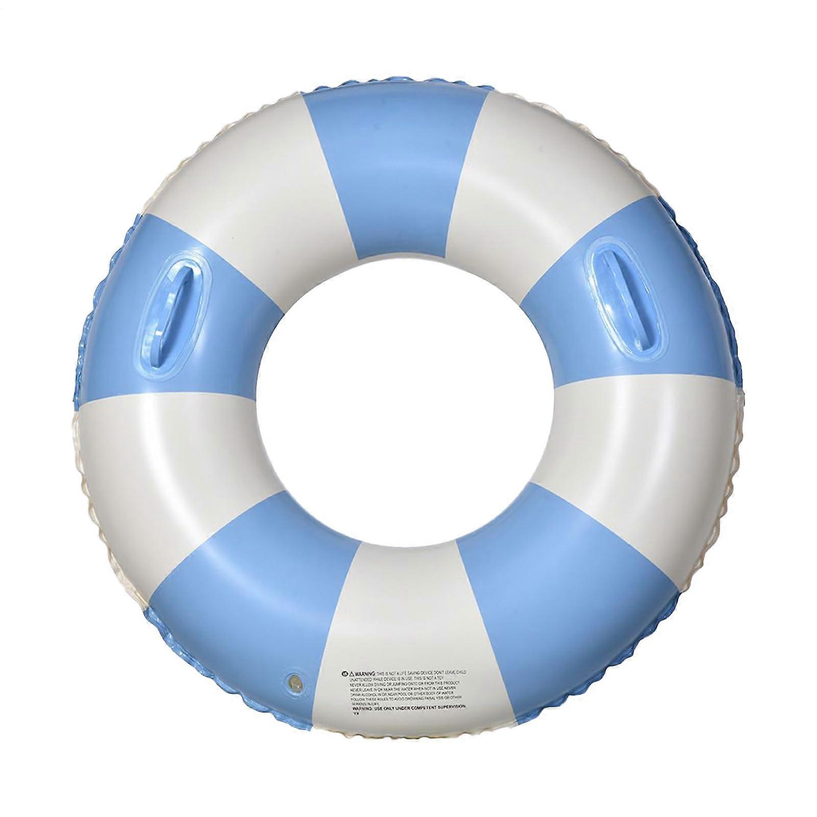 Inflatable swimming ring with handles for beach parties