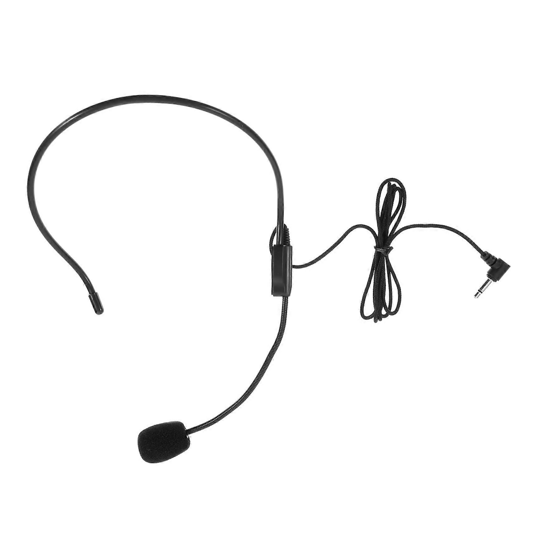 Wired Headset Microphone for Teachers and Tour Guides, Portable for Lectures and Conferences, Compatible Audio Transmission
