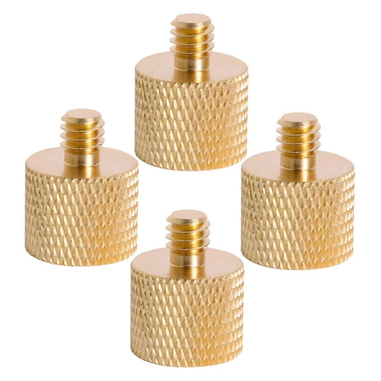 4 Pieces Thread Adapter for Cameras Tripod Screw Slot Screw Durable Screw Adapter for DSLR Cameras Light Stand Install