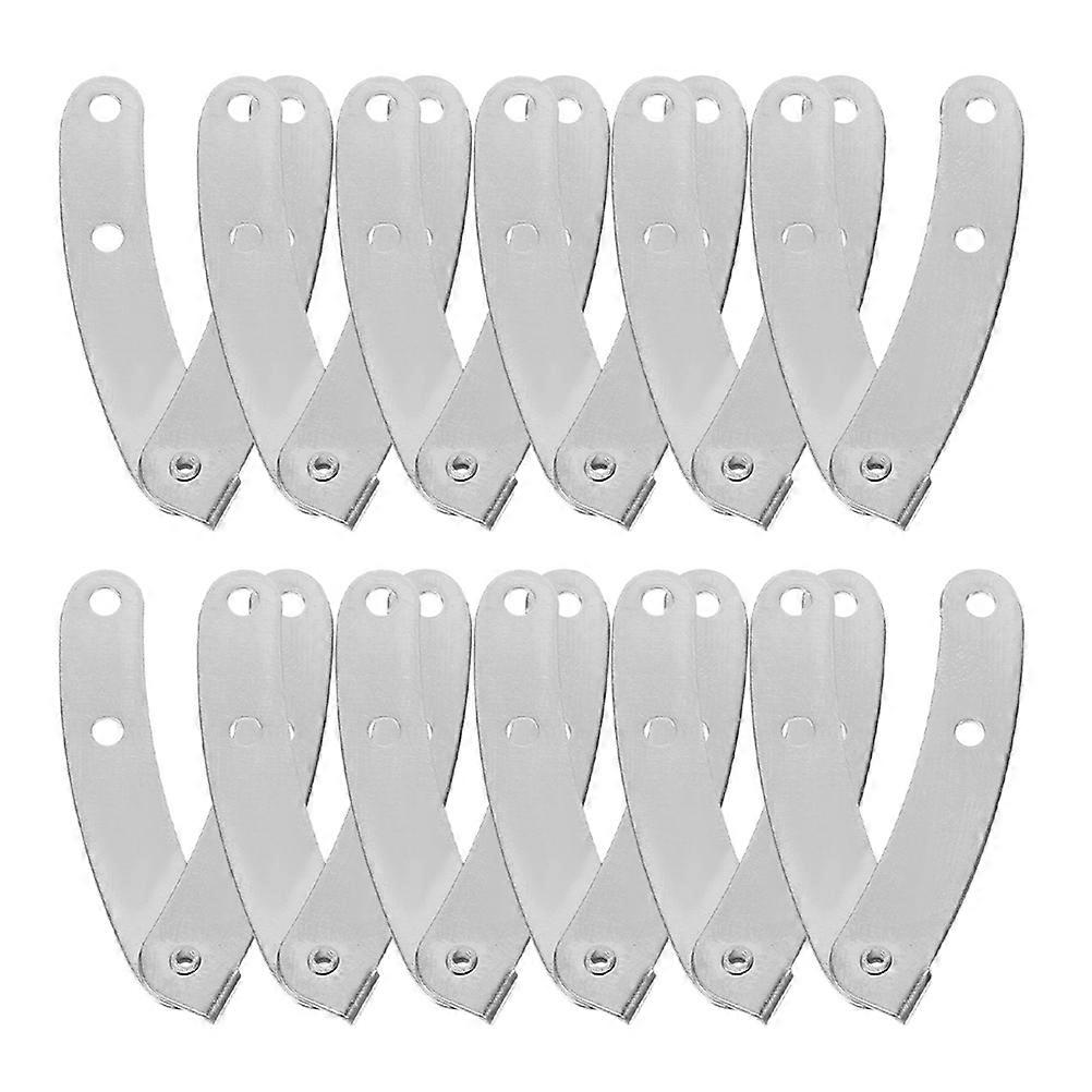 Durable Metal Hinge for DIY Use Silver Color Strong and Sturdy 20pcs