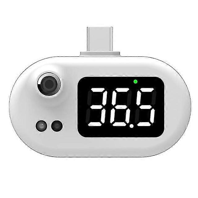 Smart Mobile Phone Thermometer Led Digital Display Temperature Gauge (type C) Mini Portable Temperature Measurement Tool